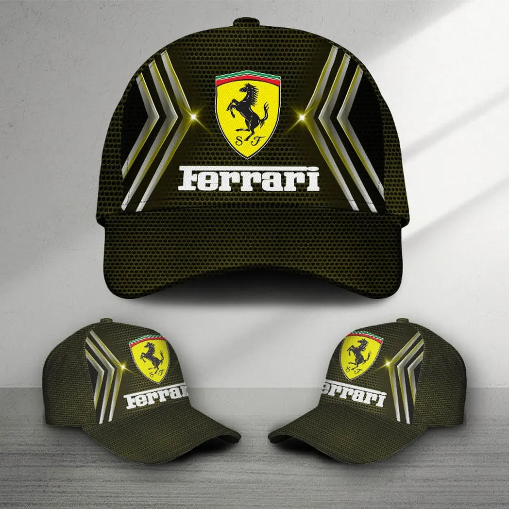 Adeenyc Ferrari 3D Baseball Cap Classic Hat