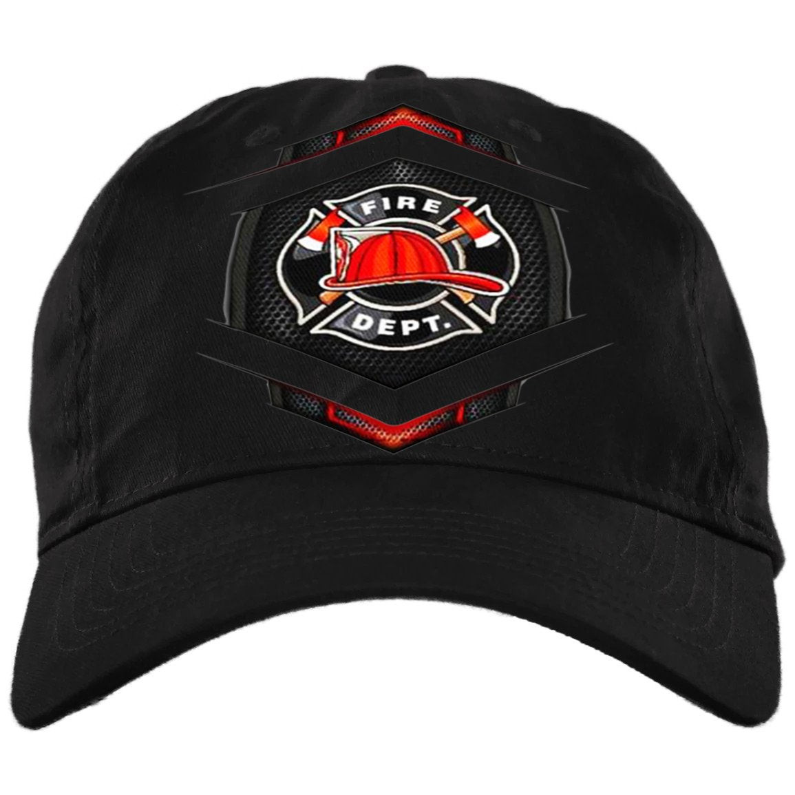 Adeenyc Fire Department Hat Badge Embroidery Fire Dept Hat Gift For Firefighter Fireman Classic Cap Trucker Hats Custom Hats Gifts For Men & Women