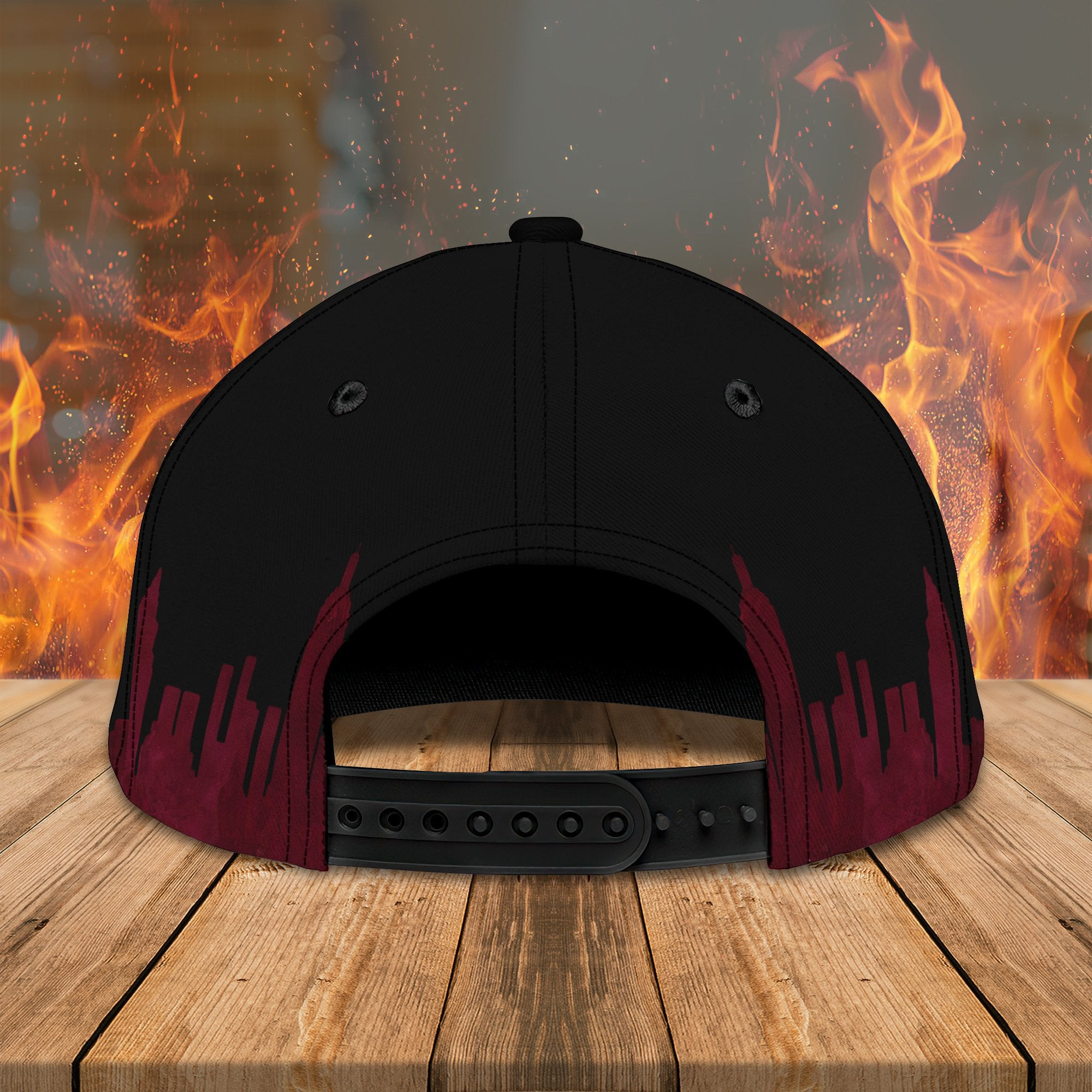 Adeenyc Firefighter Personalized Classic Cap Trucker Hats Custom Hats Gifts For Men & Women