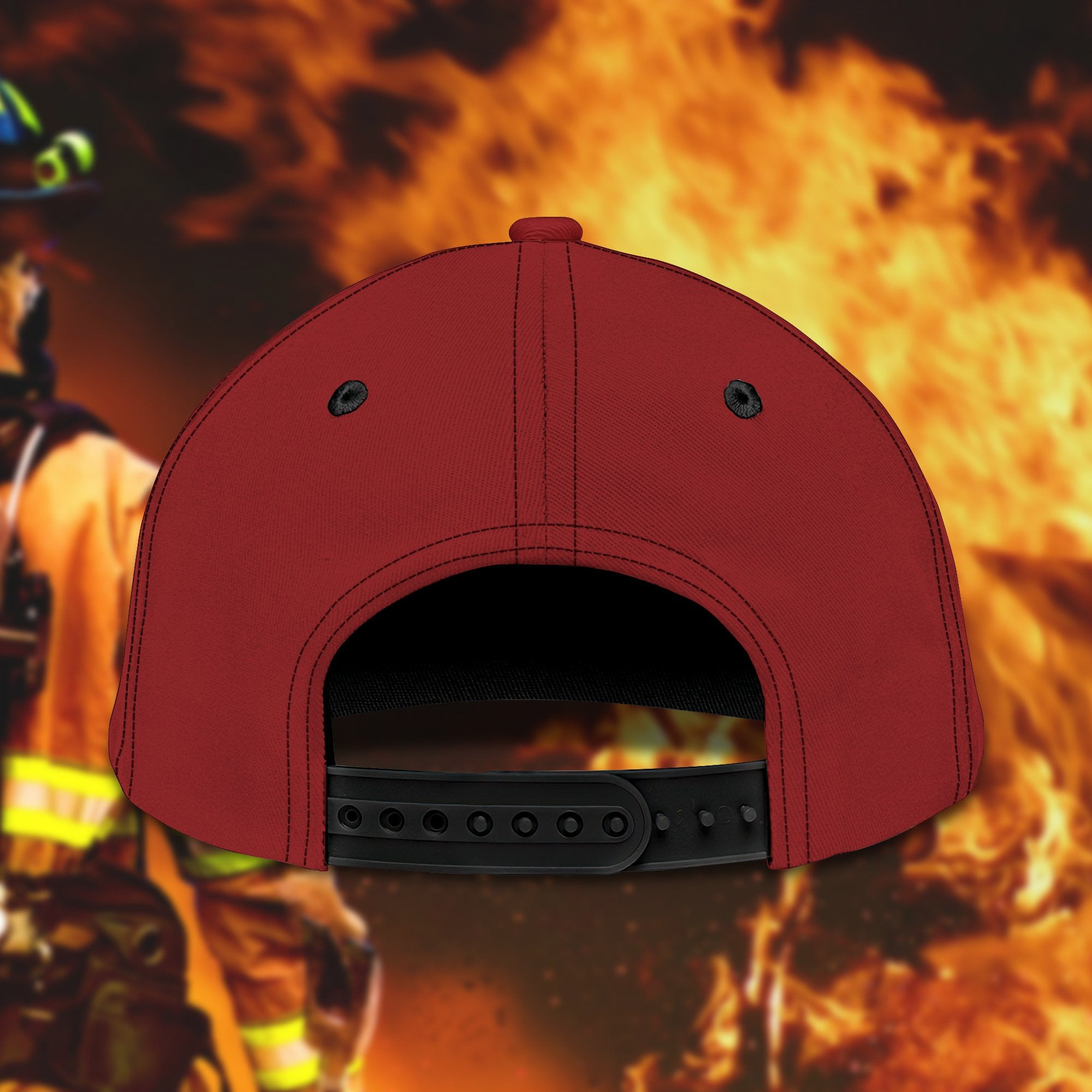 Adeenyc Firefighter - Personalized Name Classic Cap For Firefighter Trucker Hats Custom Hats Gifts For Men & Women