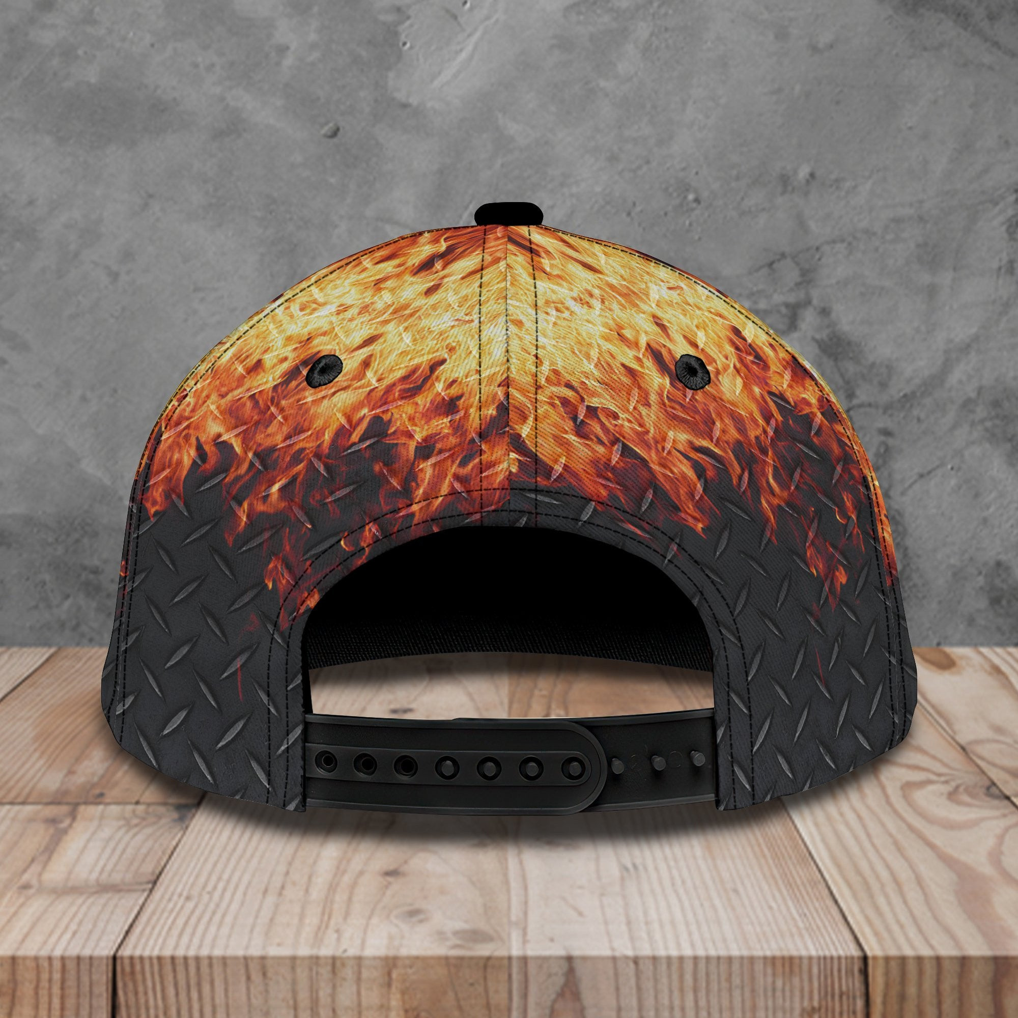 Adeenyc Firefighter - Personalized Name Classic Cap For Firefighter Trucker Hats Custom Hats Gifts For Men & Women