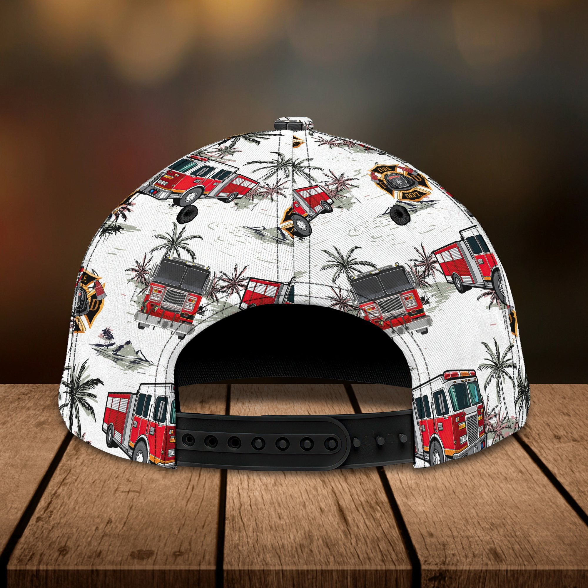 Adeenyc Firefighter - Personalized Name Classic Cap For Firefighter Trucker Hats Custom Hats Gifts For Men & Women