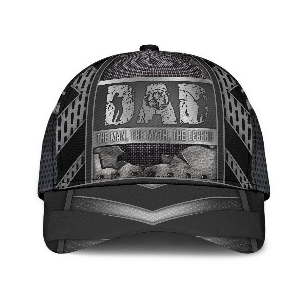 Adeenyc - Fishing Hook Print Cap For Men Women Trucker Hats Custom Hats Gifts For Men & Women