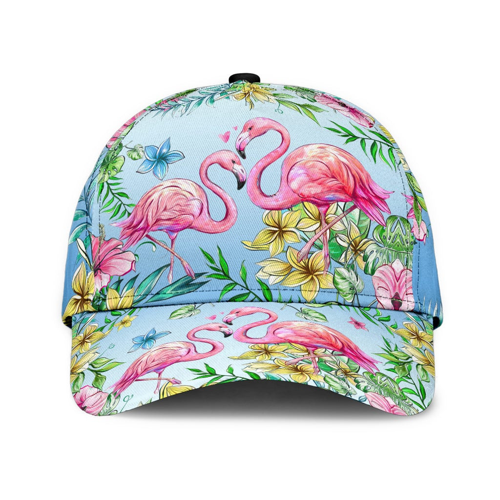 Adeenyc - Flamingo Tropical Pattern Classic Cap Baseball Hat Trucker Hats Custom Hats Gifts For Men & Women