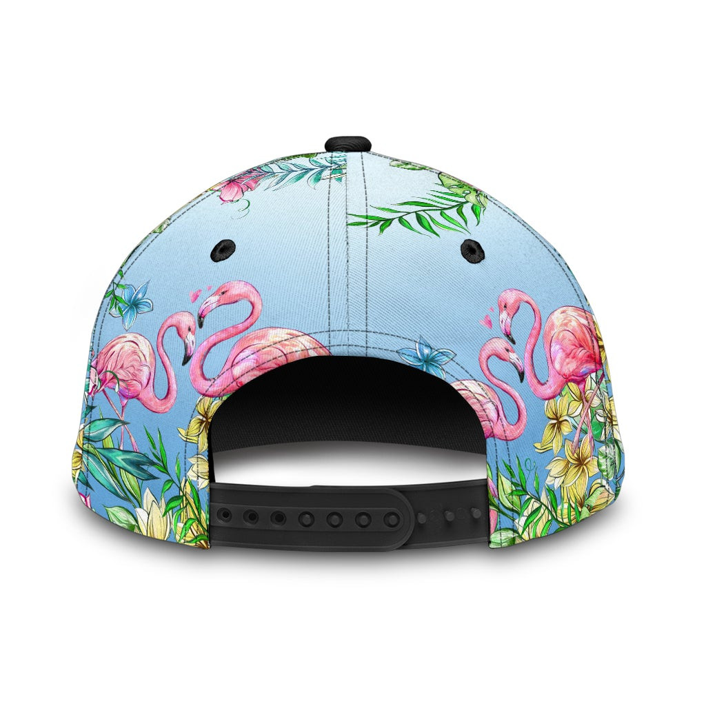 Adeenyc - Flamingo Tropical Pattern Classic Cap Baseball Hat Trucker Hats Custom Hats Gifts For Men & Women