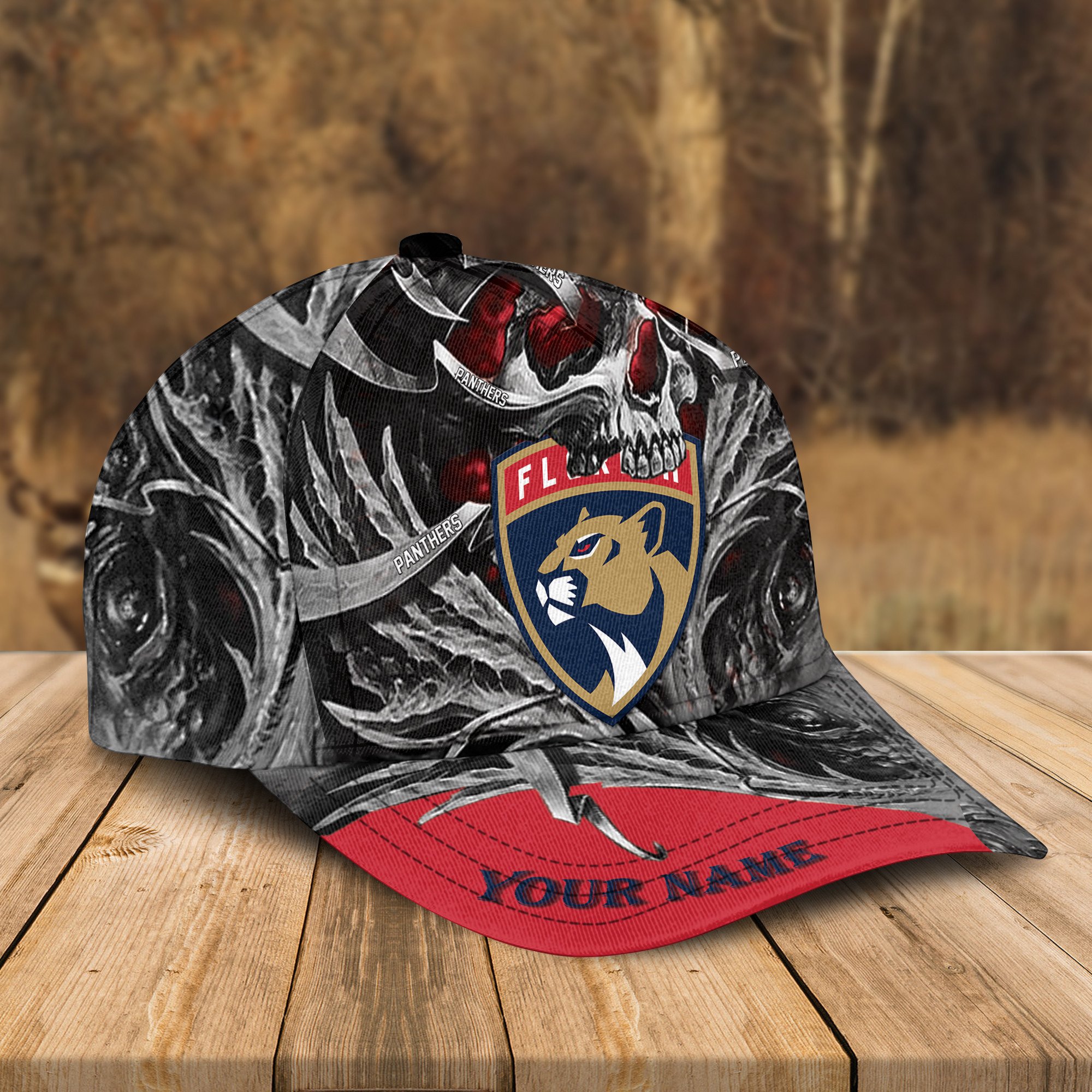 Adeenyc Florida Panthers NHL 3D Classic Cap Personalized Gift For Fans