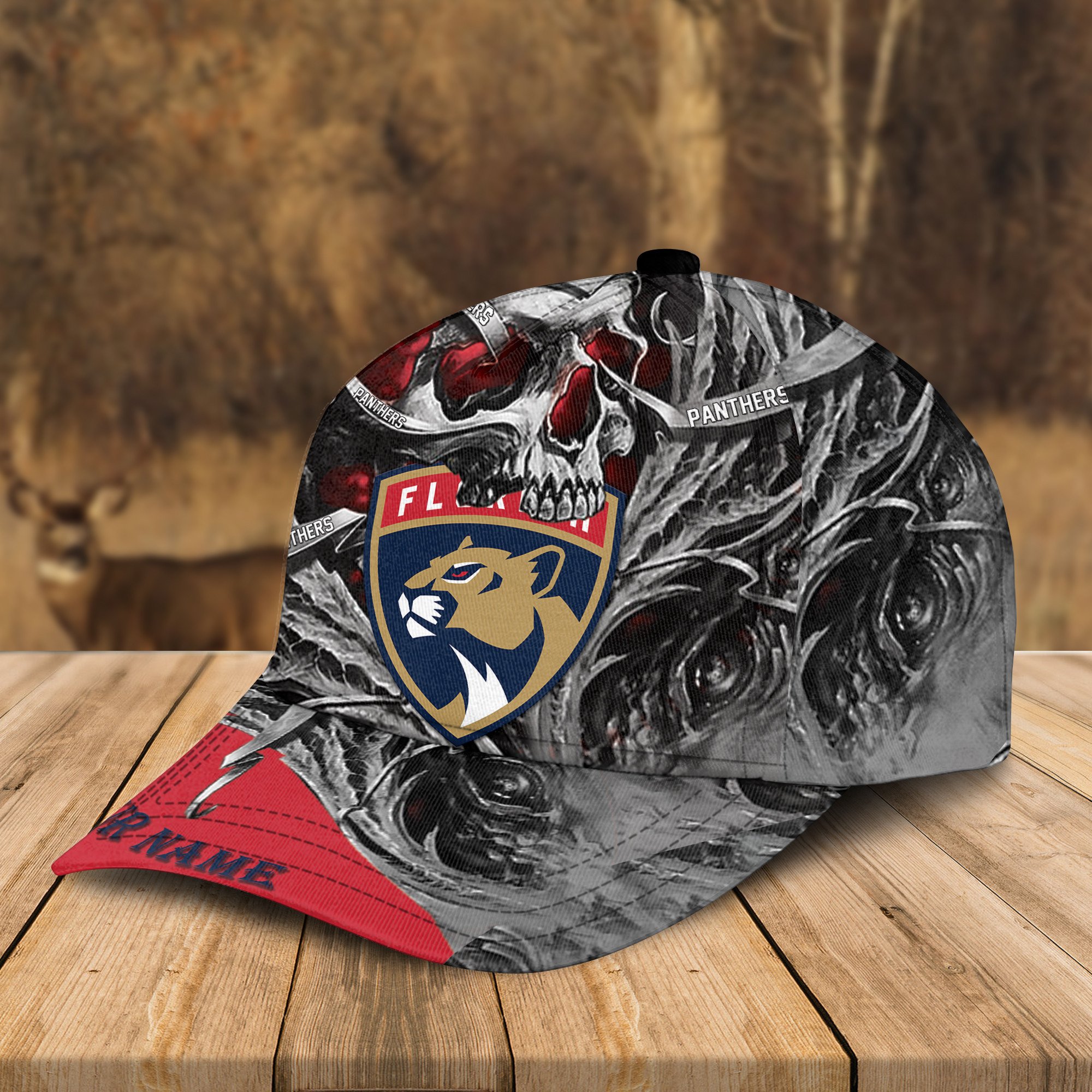 Adeenyc Florida Panthers NHL 3D Classic Cap Personalized Gift For Fans