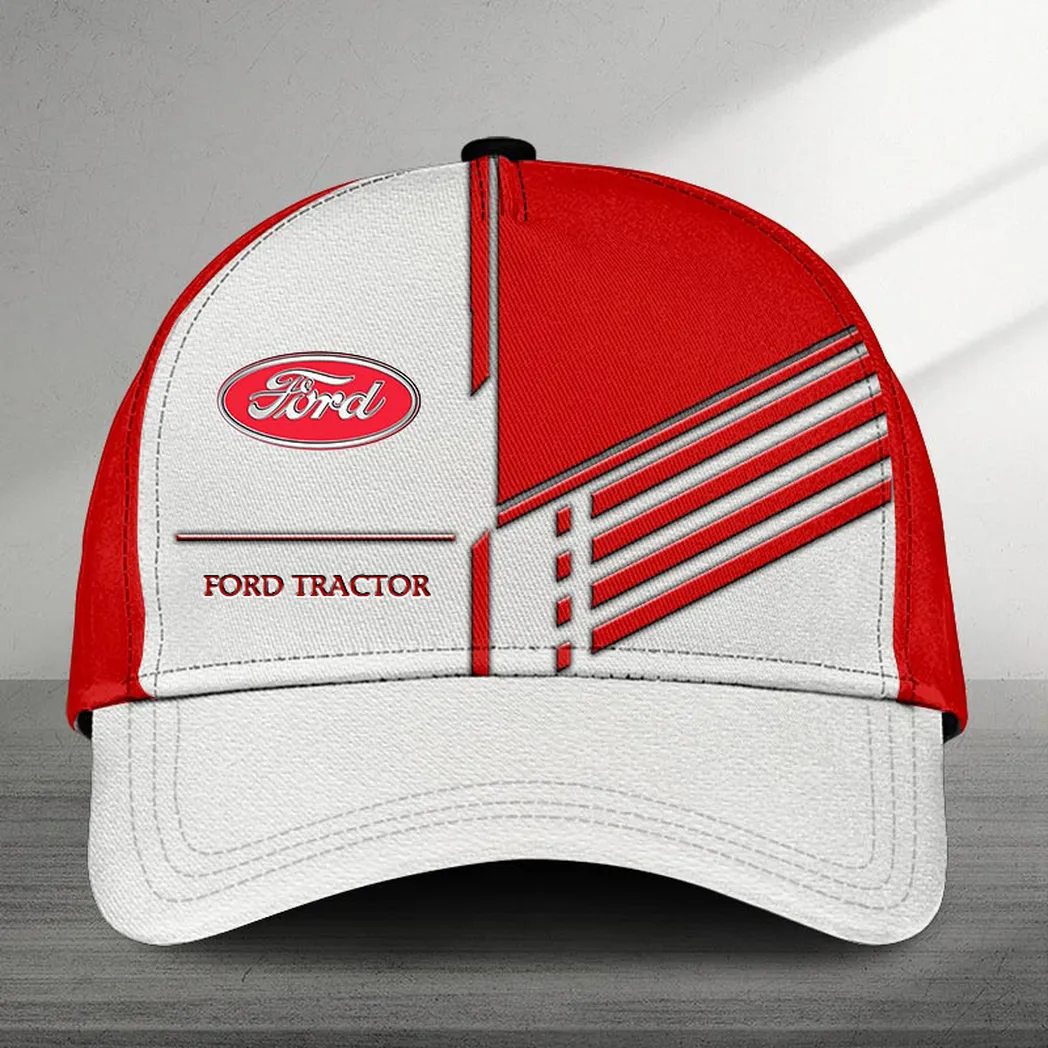 Adeenyc Ford Tractor Baseball Cap, Customized Name Hat 3d Baseball Cap Classic Hat 