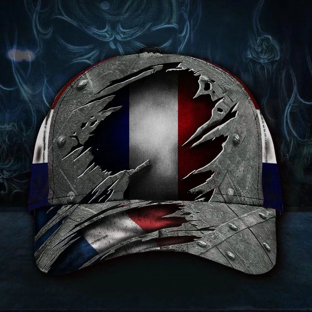 Adeenyc French Flag Hat 3D Vintage Old Retro French Hat Men Patriotic France Classic Cap Trucker Hats Custom Hats Gifts For Men & Women