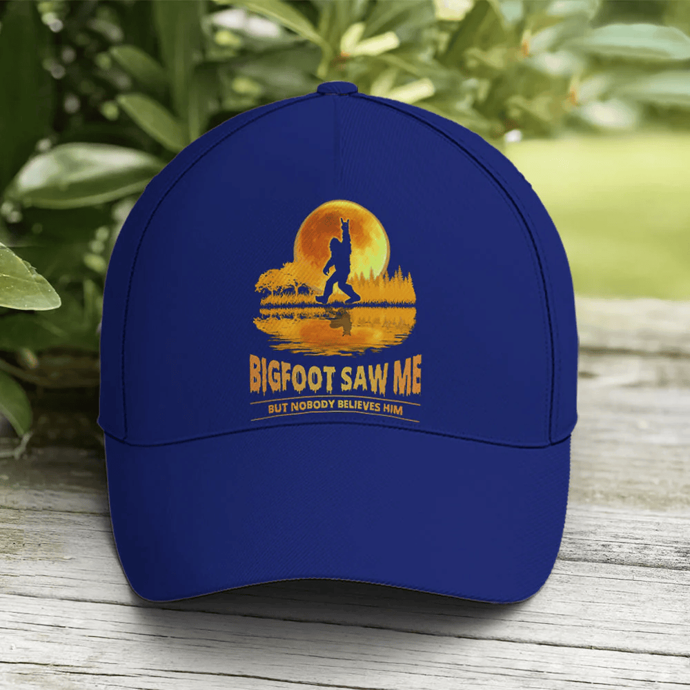 Adeenyc Funny Baseball Cap For Big Foot Lovers Vector Art Trucker Hats Custom Hats Gifts For Men & Women