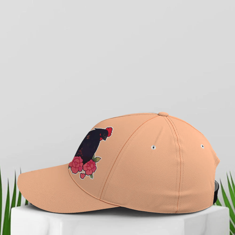 Adeenyc Funny Chicken Countryside Orange Baseball Cap Trucker Hats Custom Hats Gifts For Men & Women