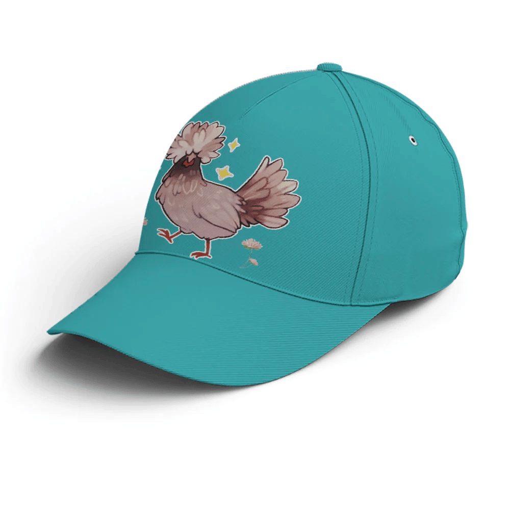 Adeenyc Funny Chicken Rooster Countryside Baseball Cap Trucker Hats Custom Hats Gifts For Men & Women