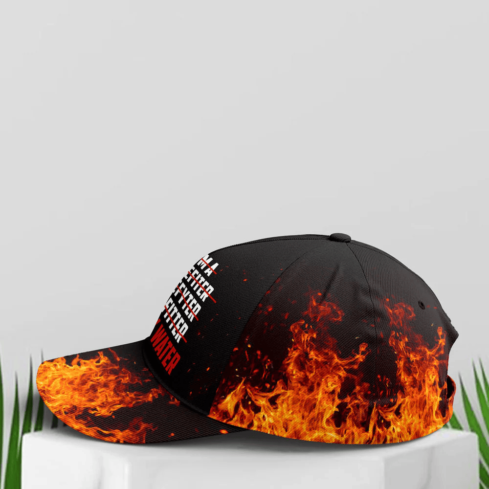 Adeenyc Funny Firefighter Spray Water Baseball Cap Trucker Hats Custom Hats Gifts For Men & Women