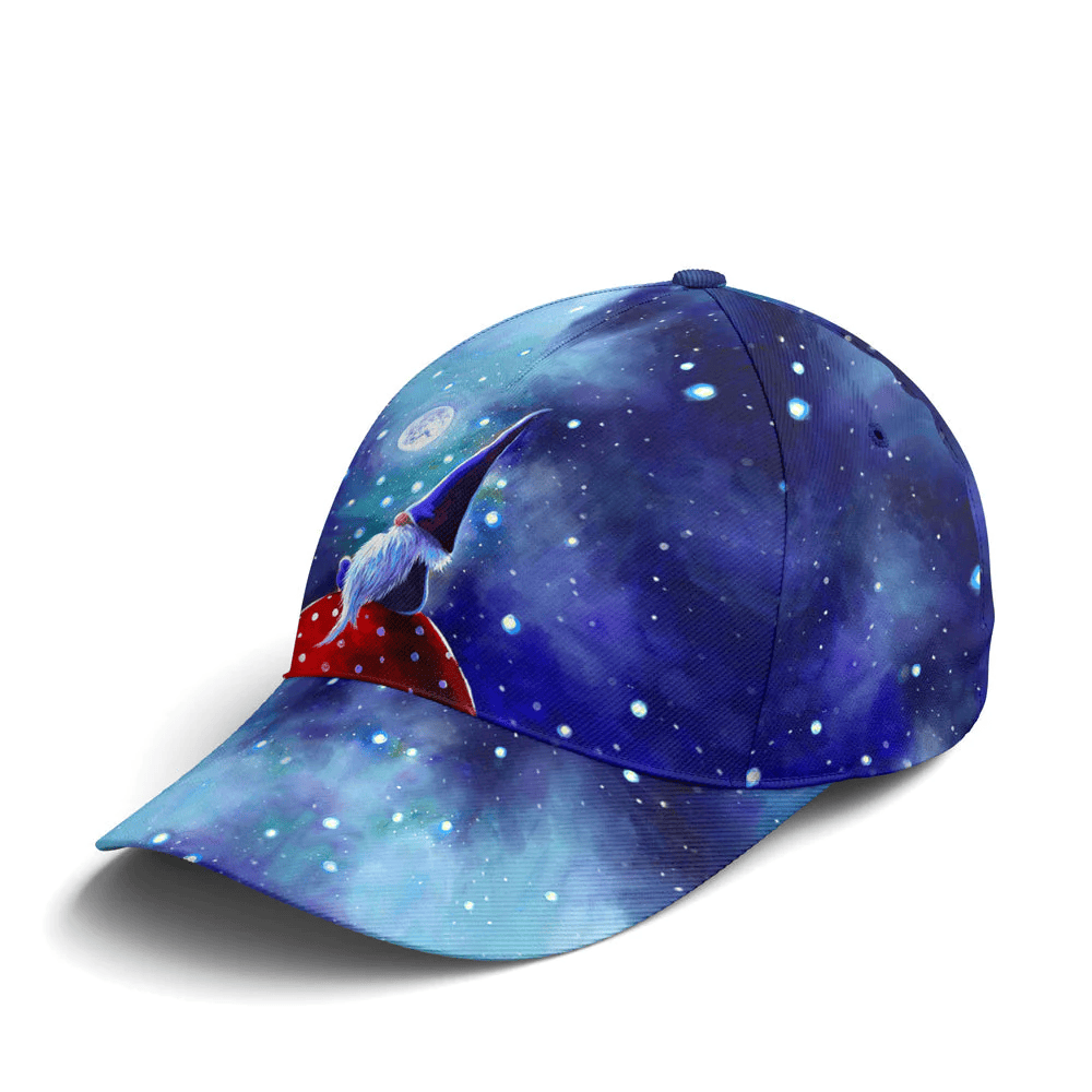 Adeenyc Galaxy Theme Watercolor Gnome Art Baseball Cap Trucker Hats Custom Hats Gifts For Men & Women