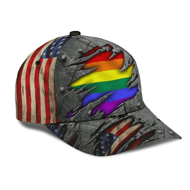 Adeenyc Gay Pride Accessories, Sea Turtle You Are Loved LGBT Printing Baseball Cap Hat, 3D Baseball Cap For Lgbt Trucker Hats Custom Hats Gifts For Men & Women