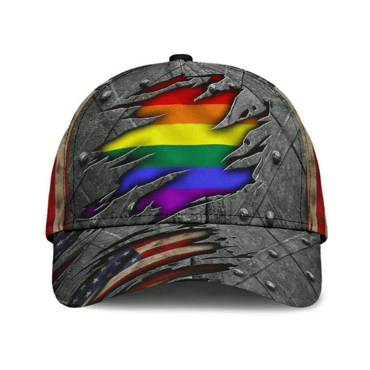 Adeenyc Gay Pride Accessories, Sea Turtle You Are Loved LGBT Printing Baseball Cap Hat, 3D Baseball Cap For Lgbt Trucker Hats Custom Hats Gifts For Men & Women