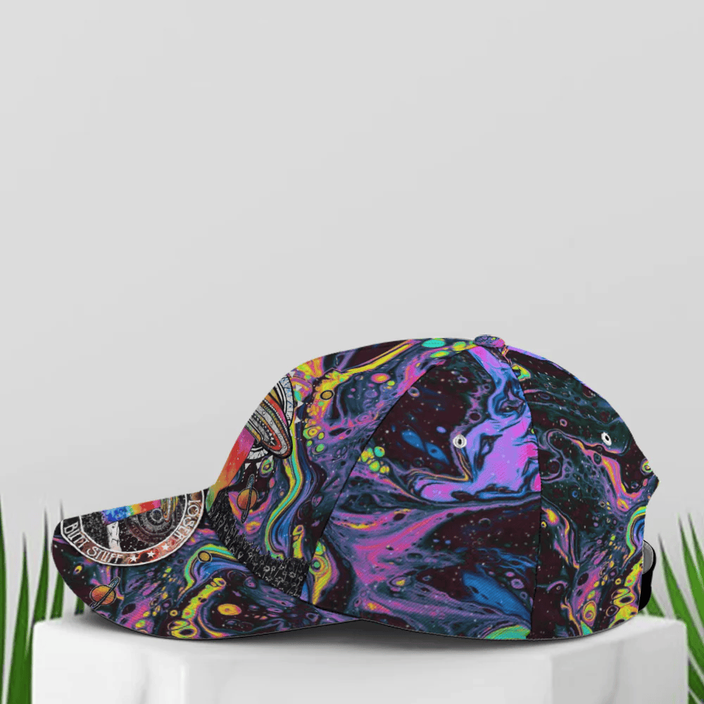 Adeenyc Get In Loser Psychedelic Style Spaceship Baseball Cap Trucker Hats Custom Hats Gifts For Men & Women