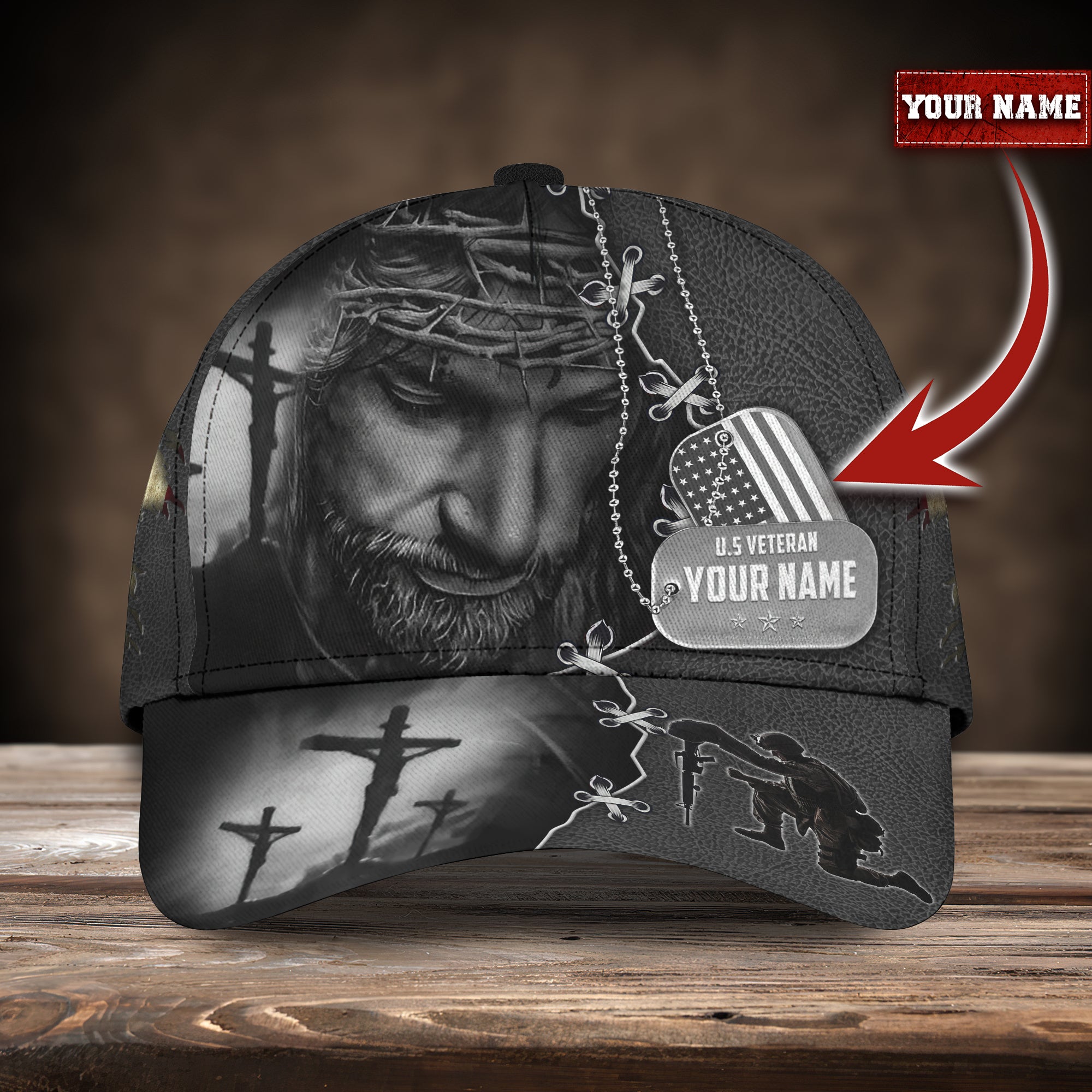 Adeenyc God Blessed Texas - Personalized Name Cap Classic Hat Trucker Hats Custom Hats Gifts For Men & Women
