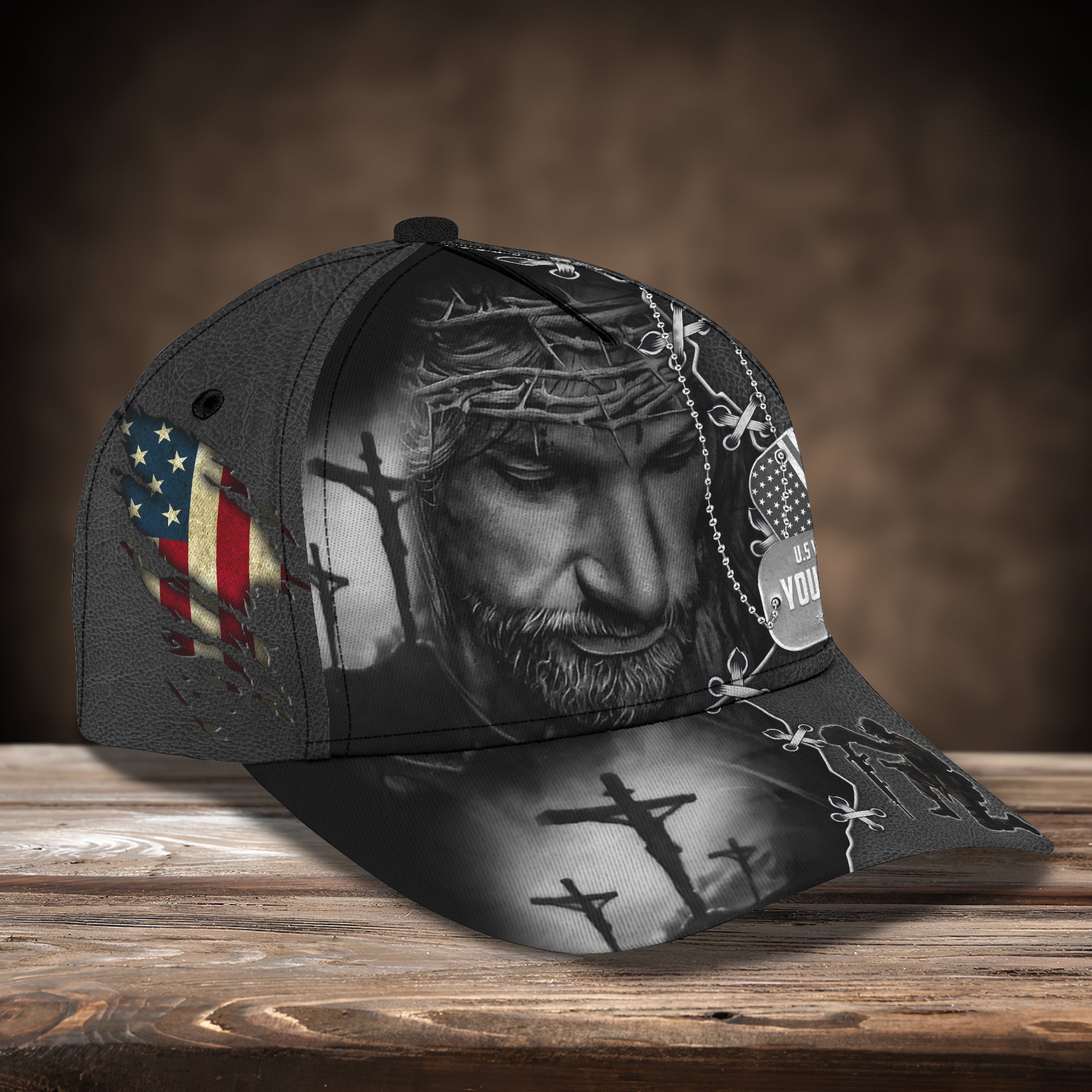Adeenyc God Blessed Texas - Personalized Name Cap Classic Hat Trucker Hats Custom Hats Gifts For Men & Women