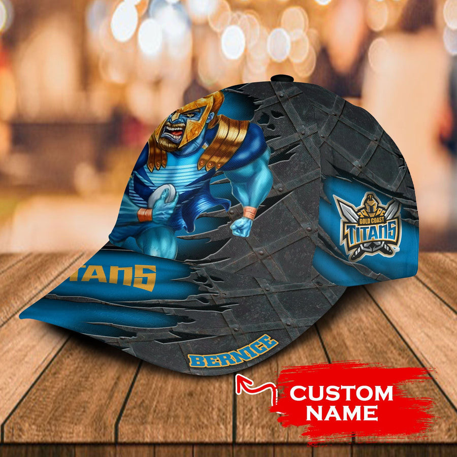 Adeenyc Gold Coast Titans NRL Classic Cap Personalized Gift For Fans