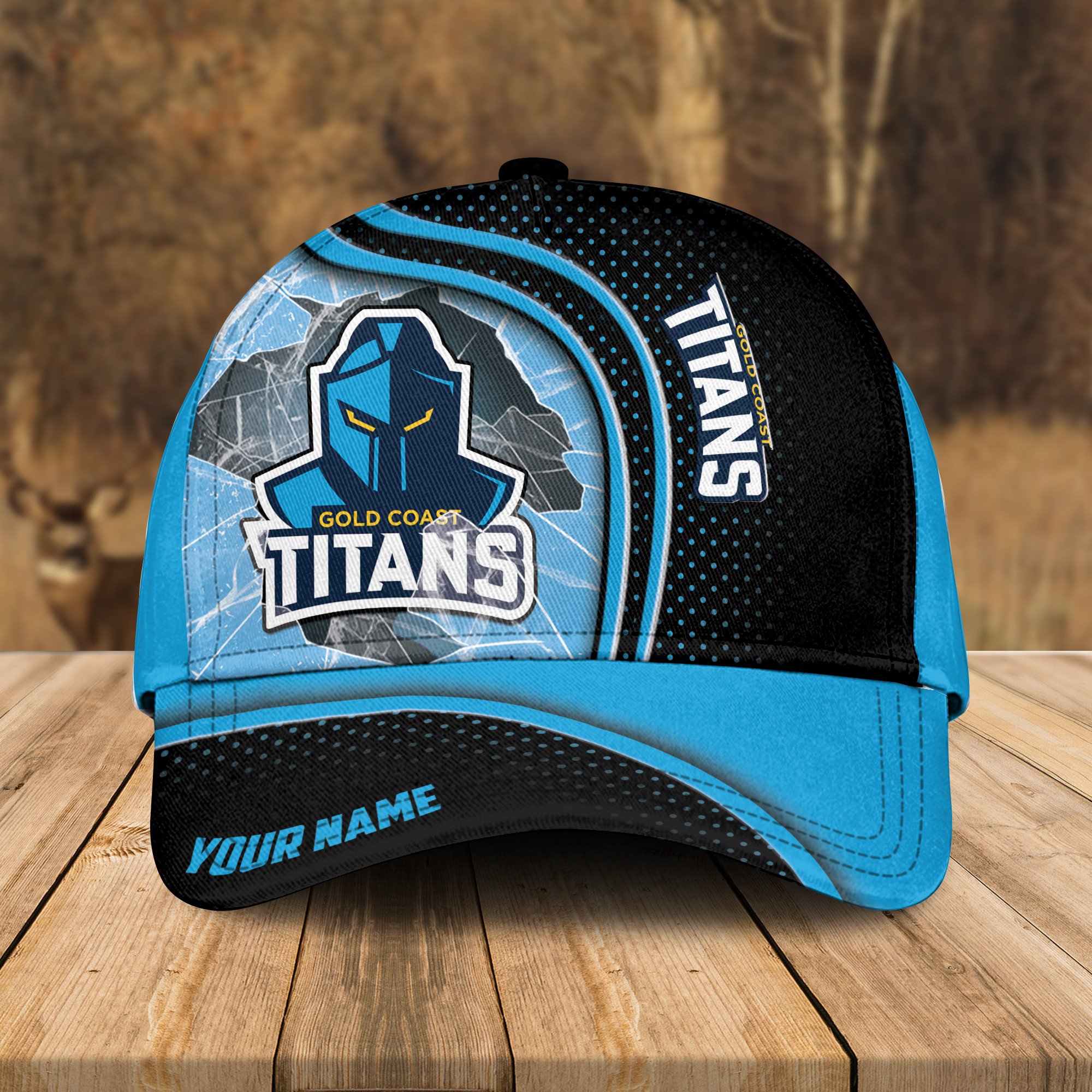 Adeenyc Gold Coast Titans NRL Personalized Classic Cap Best Gift For Fans