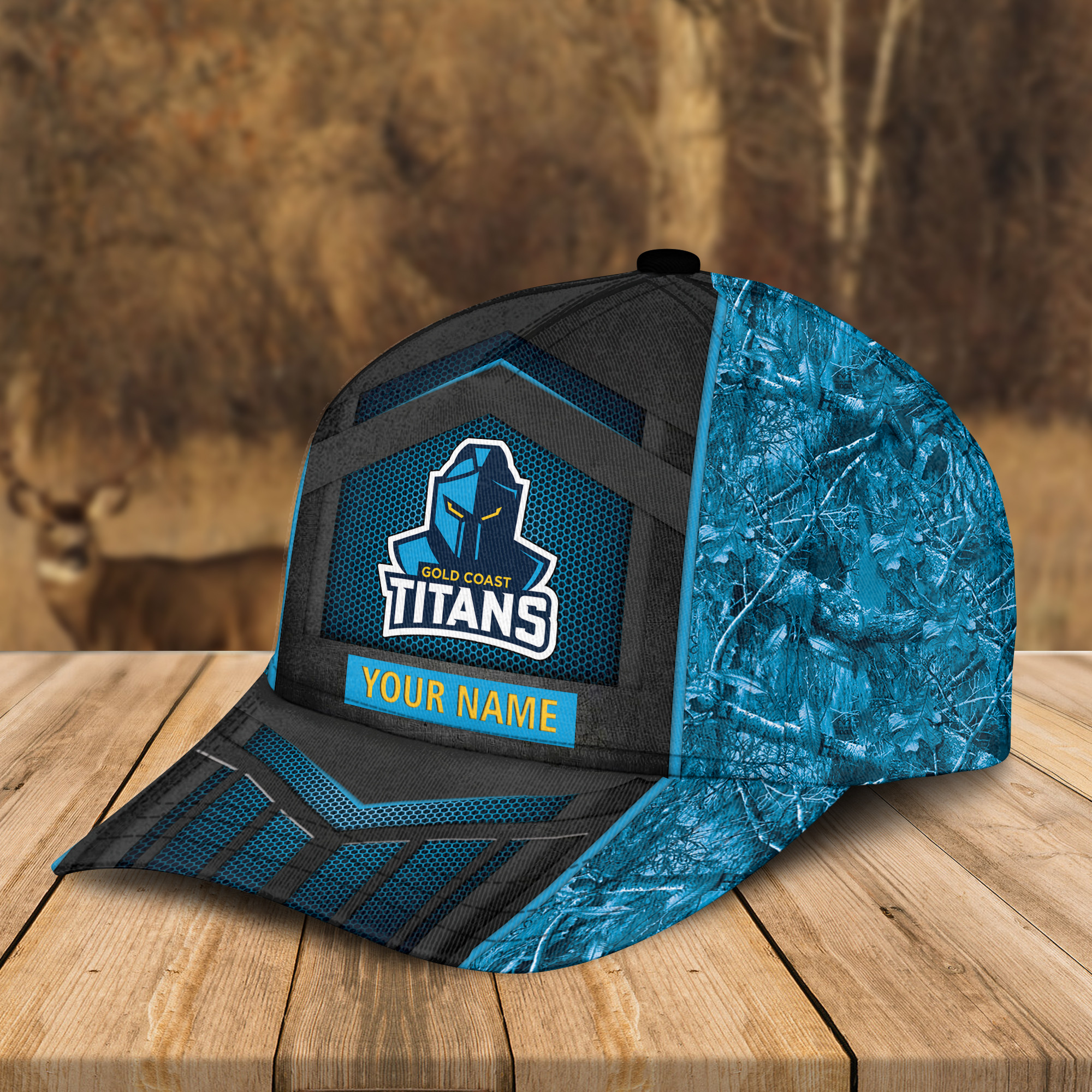 Adeenyc Gold Coast Titans NRL Personalized Classic Cap Best Gift For Fans