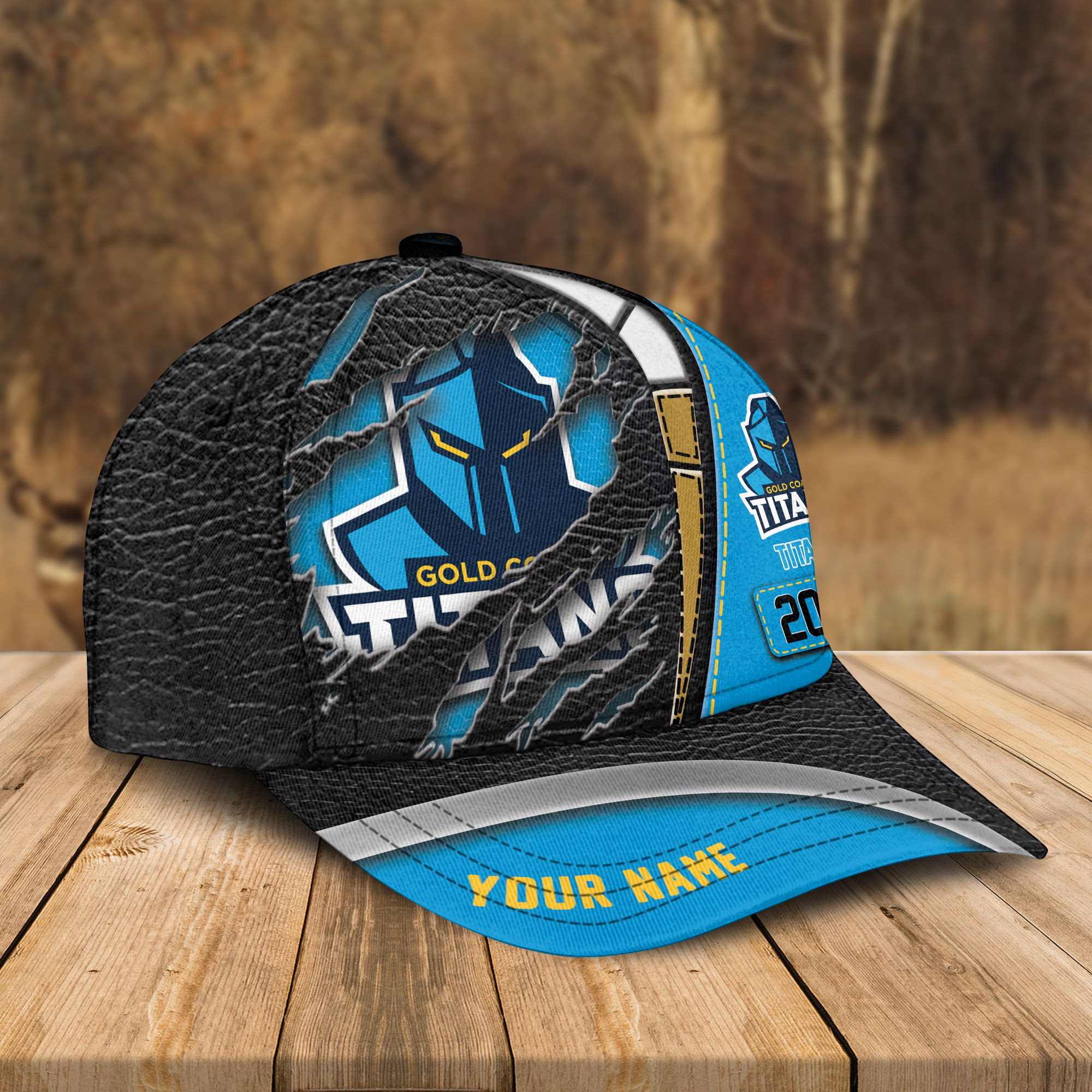 Adeenyc Gold Coast Titans NRL Personalized Classic Cap Best Gift For Fans