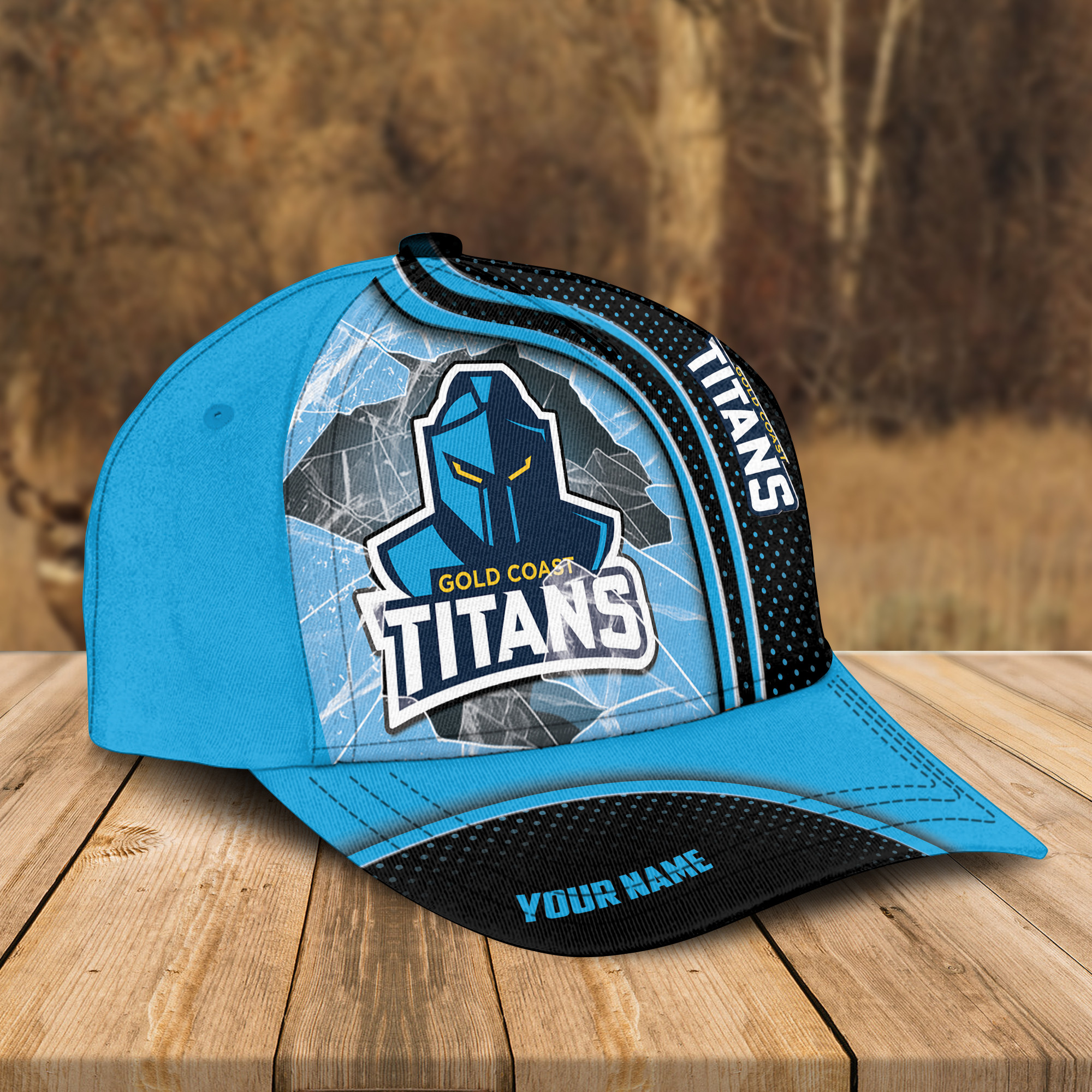 Adeenyc Gold Coast Titans NRL Personalized Classic Cap Best Gift For Fans