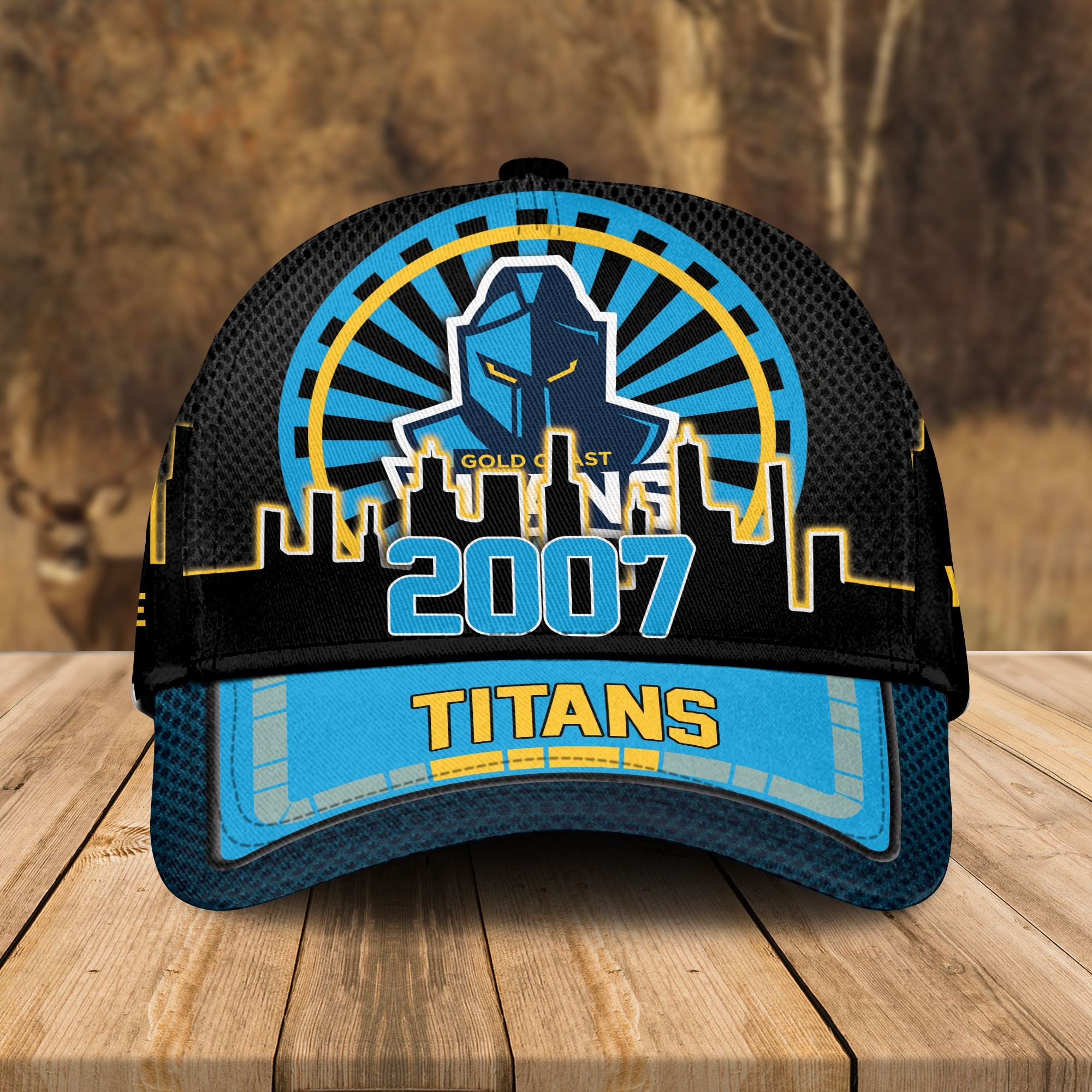 Adeenyc Gold Coast Titans NRL Personalized Classic Cap Best Gift For Fans