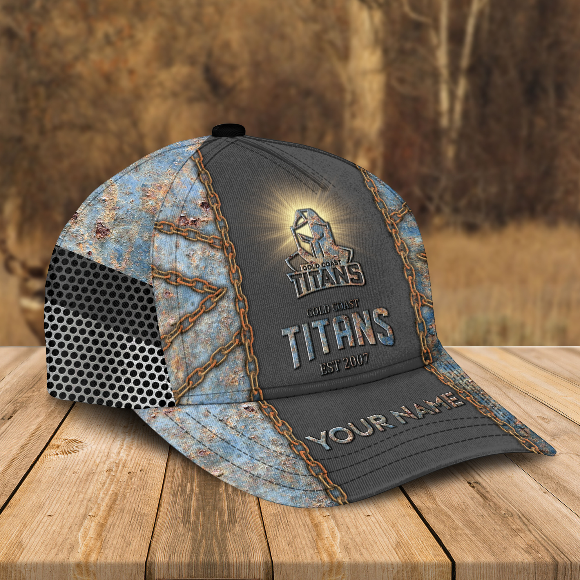 Adeenyc Gold Coast Titans NRL Personalized Classic Cap Best Gift For Fans