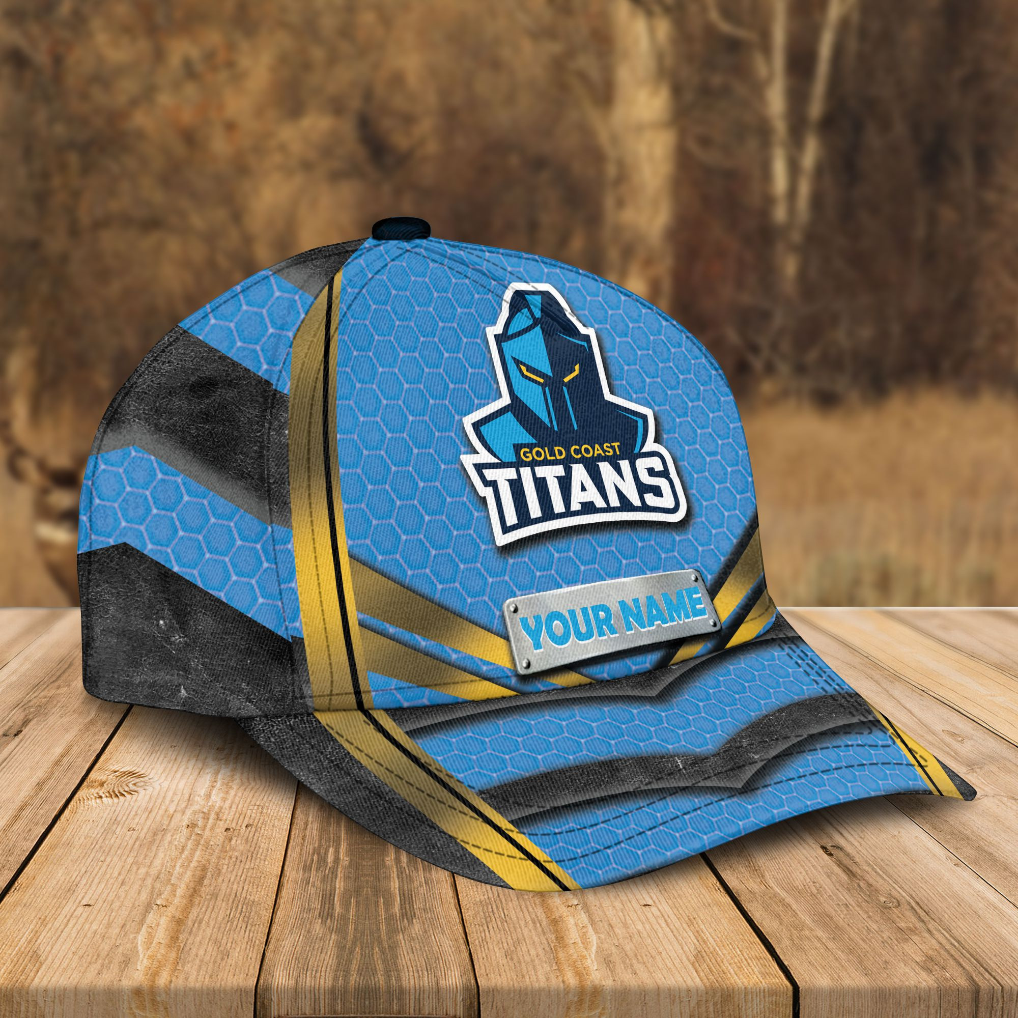 Adeenyc Gold Coast Titans NRL Personalized Classic Cap Best Gift For Fans