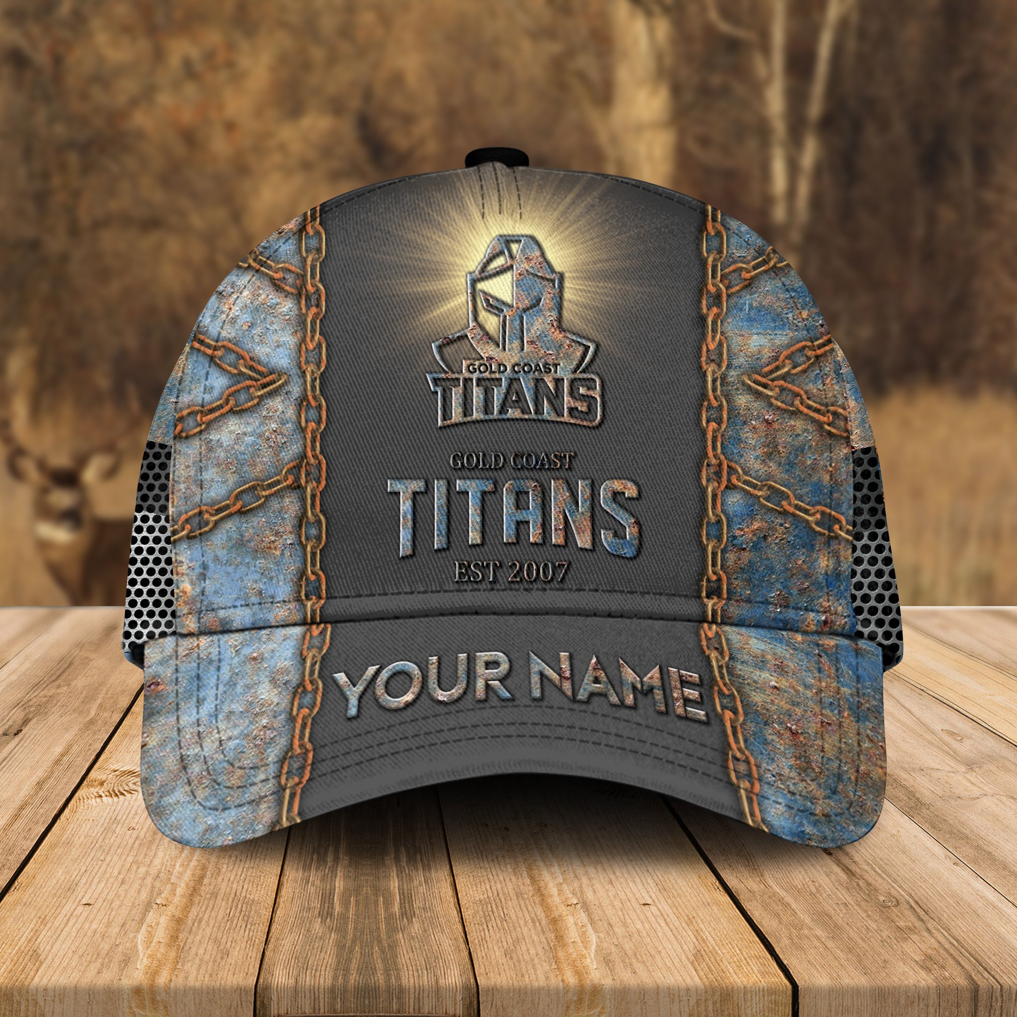 Adeenyc Gold Coast Titans NRL Personalized Classic Cap Best Gift For Fans