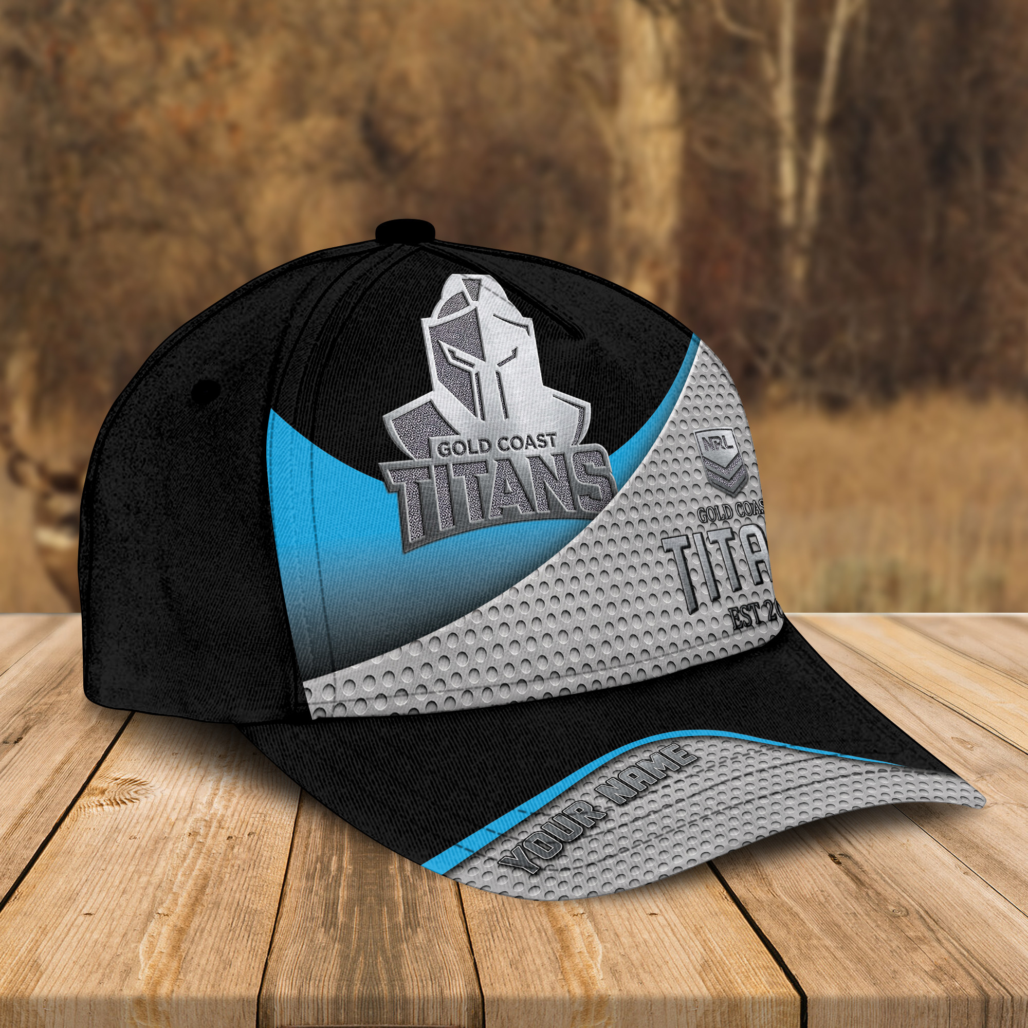 Adeenyc Gold Coast Titans NRL Personalized Classic Cap Best Gift For Fans