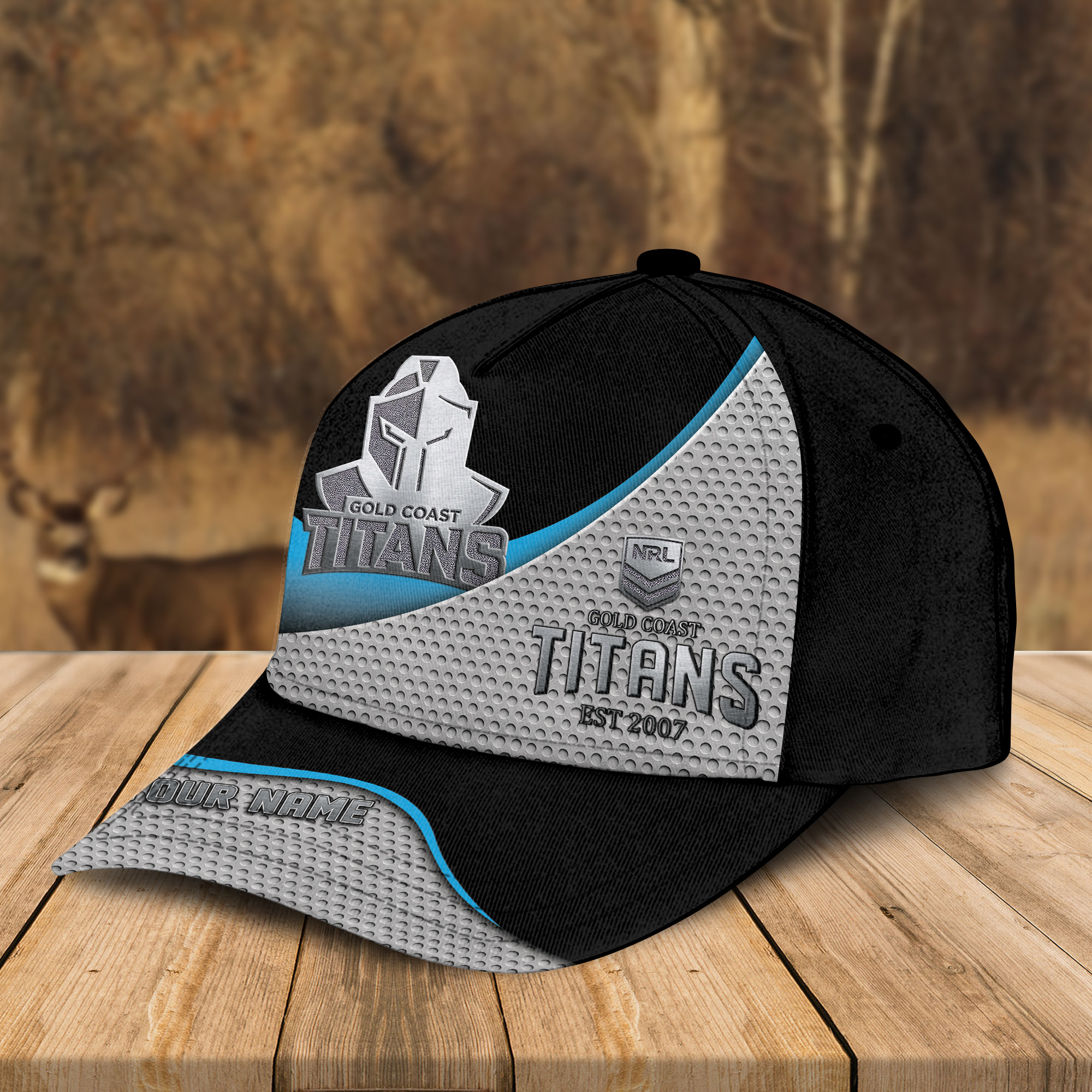 Adeenyc Gold Coast Titans NRL Personalized Classic Cap Best Gift For Fans