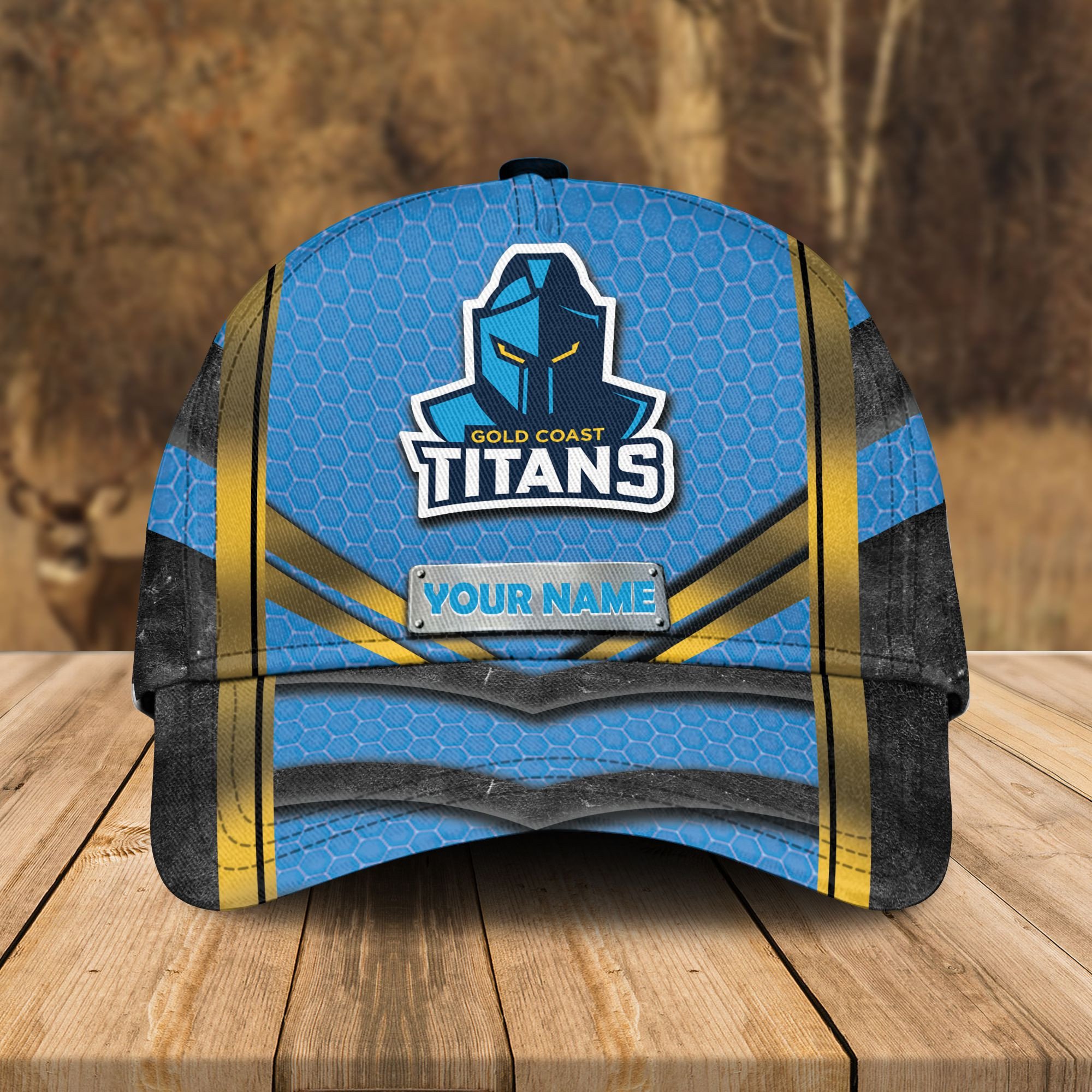 Adeenyc Gold Coast Titans NRL Personalized Classic Cap Best Gift For Fans