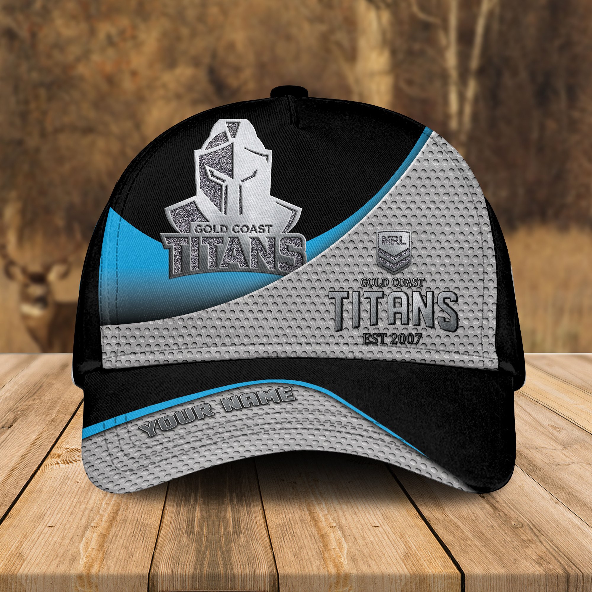 Adeenyc Gold Coast Titans NRL Personalized Classic Cap Best Gift For Fans