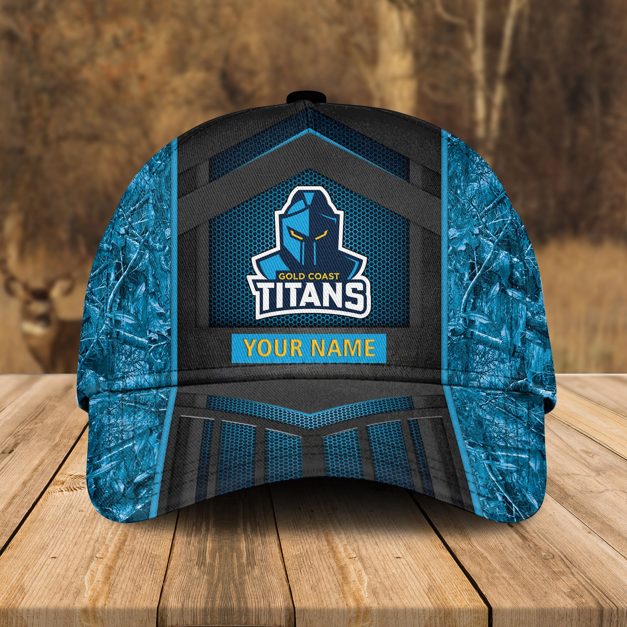 Adeenyc Gold Coast Titans NRL Personalized Classic Cap Best Gift For Fans