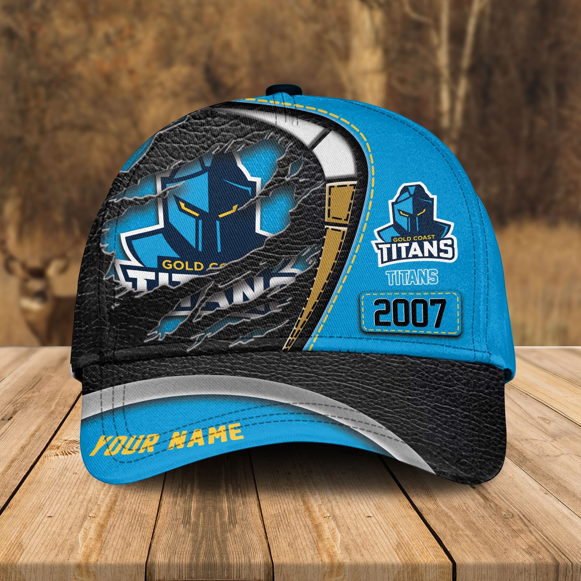 Adeenyc Gold Coast Titans NRL Personalized Classic Cap Best Gift For Fans