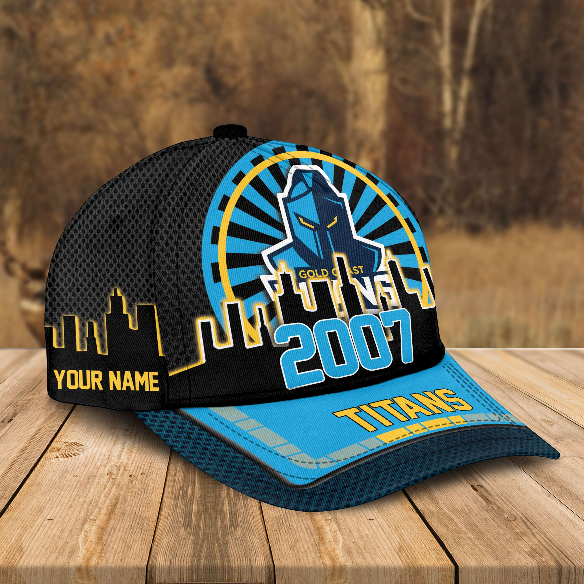 Adeenyc Gold Coast Titans NRL Personalized Classic Cap Best Gift For Fans