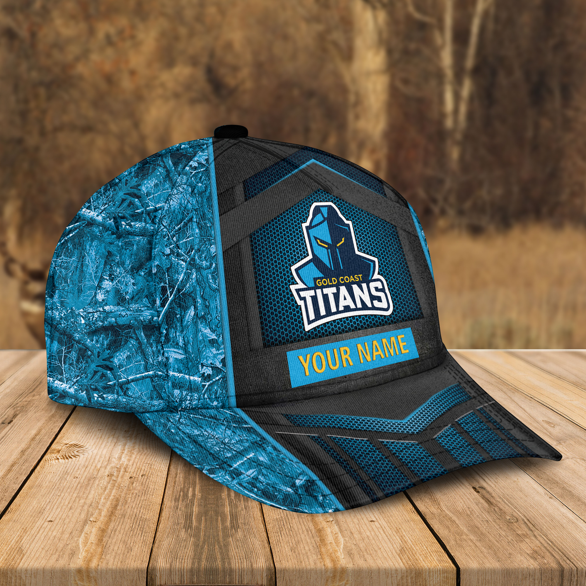 Adeenyc Gold Coast Titans NRL Personalized Classic Cap Best Gift For Fans