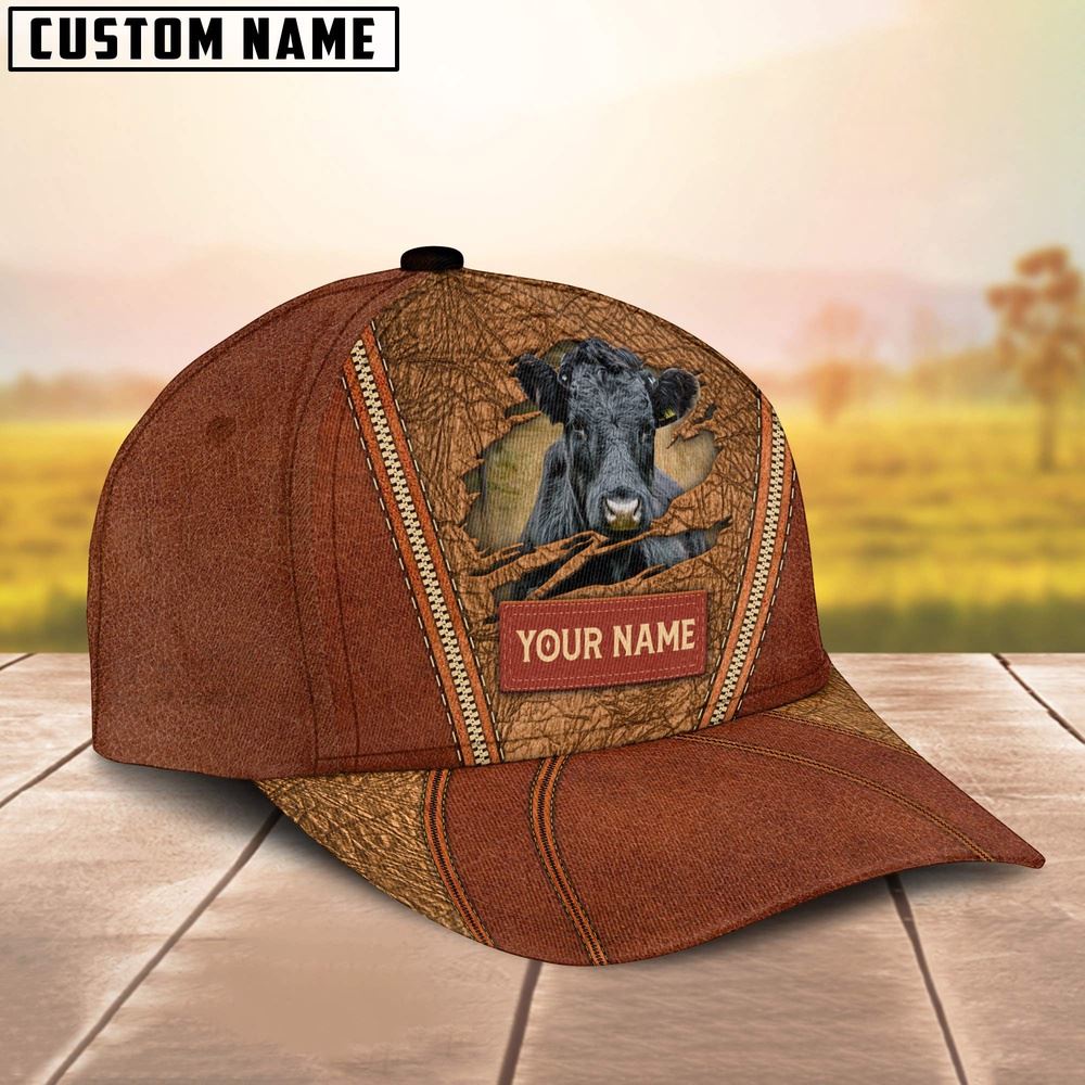 Adeenyc Happy Dexter Customized Name Cap, Farm Cap, Farmer Baseball Cap, Cow Cap, Cow Gift, Farm Animal Hat Trucker Hats Custom Hats Gifts For Men & Women