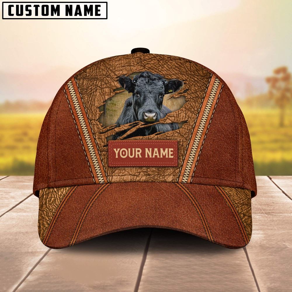 Adeenyc Happy Dexter Customized Name Cap, Farm Cap, Farmer Baseball Cap, Cow Cap, Cow Gift, Farm Animal Hat Trucker Hats Custom Hats Gifts For Men & Women