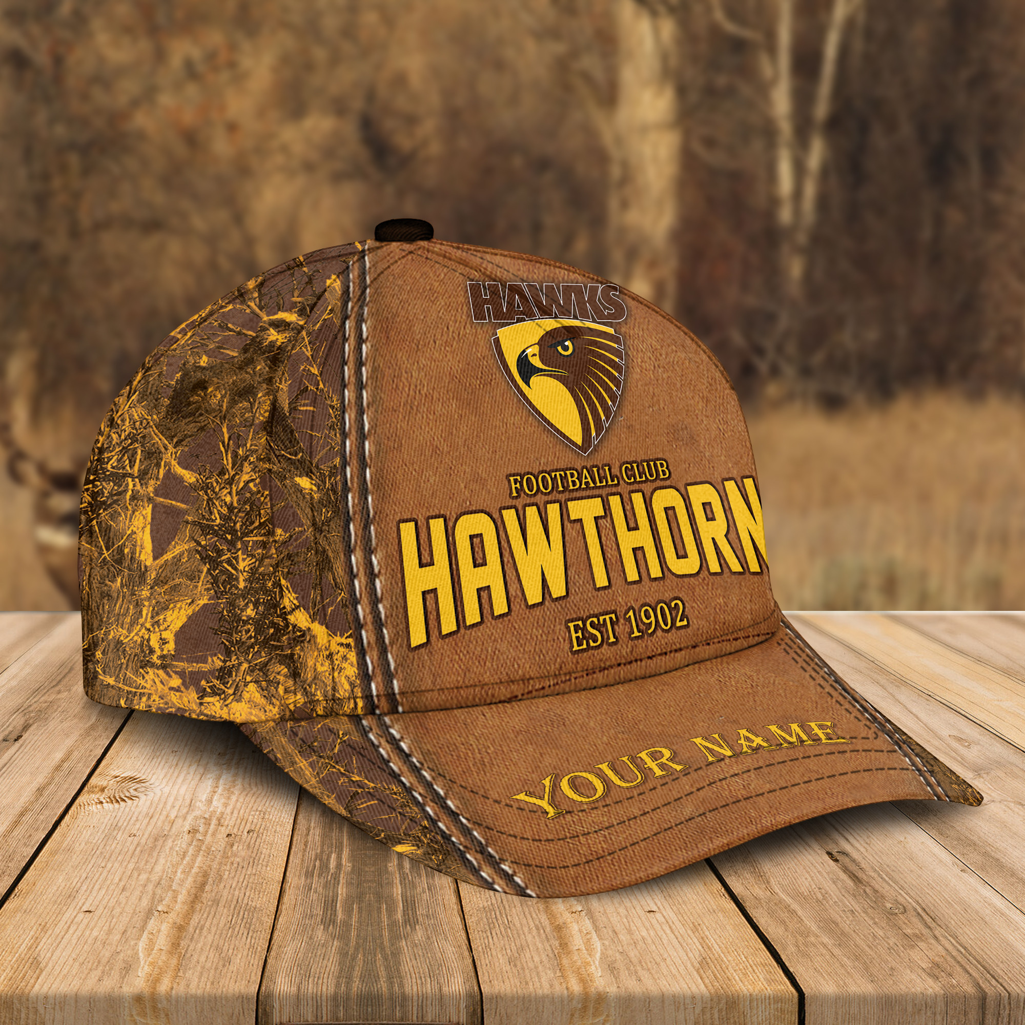 Adeenyc Hawthorn Football AFL Personalized Classic Cap Best Gift For Fans