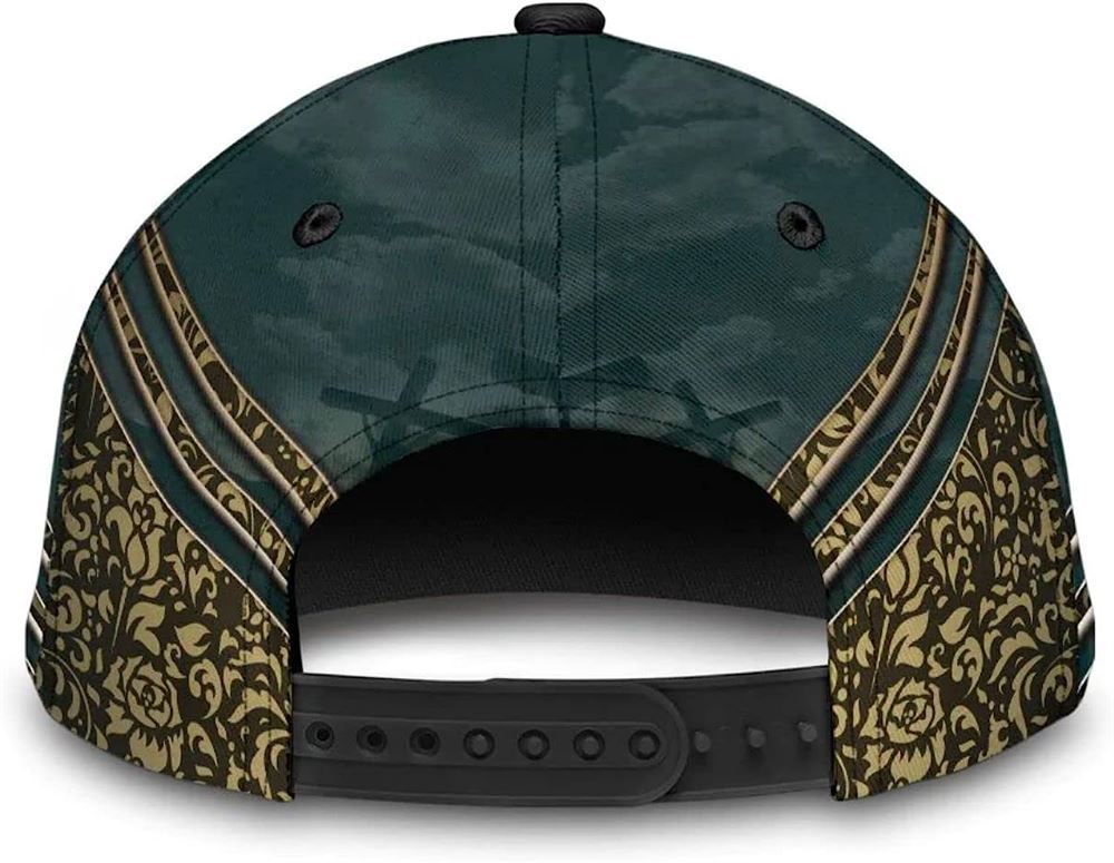 Adeenyc He Is Risen Cross All Over Print Baseball Cap, God Baseball Cap, Christian Cap, Christian Hat Trucker Hats Custom Hats Gifts For Men & Women