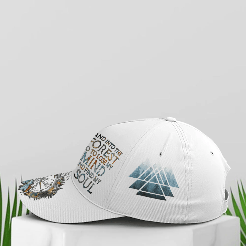 Adeenyc Hiking Lose My Mind Find My Soul Baseball Cap Trucker Hats Custom Hats Gifts For Men & Women