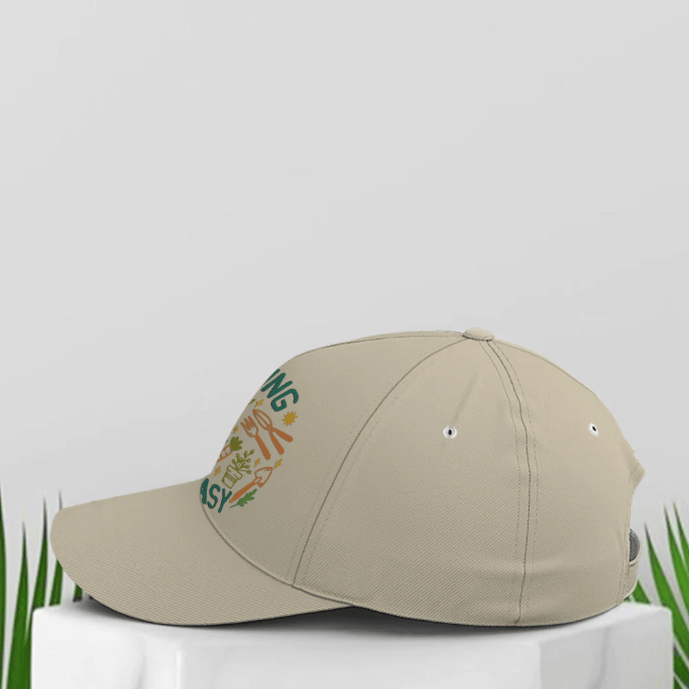 Adeenyc Hoeing Ain't Easy Plants Gardening Baseball Cap Trucker Hats Custom Hats Gifts For Men & Women