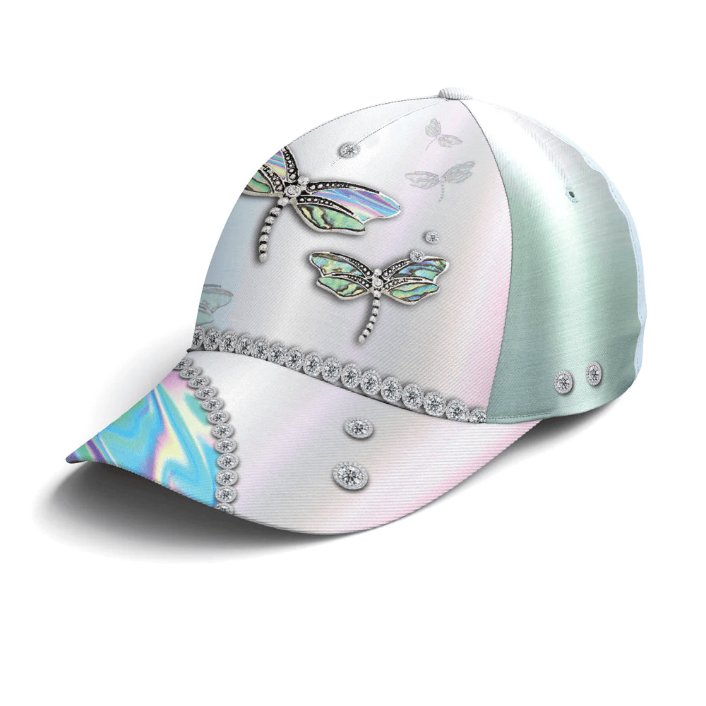 Adeenyc Hologram Style Dragonfly Baseball Cap For Women Classic Cap Trucker Hats Custom Hats Gifts For Men & Women