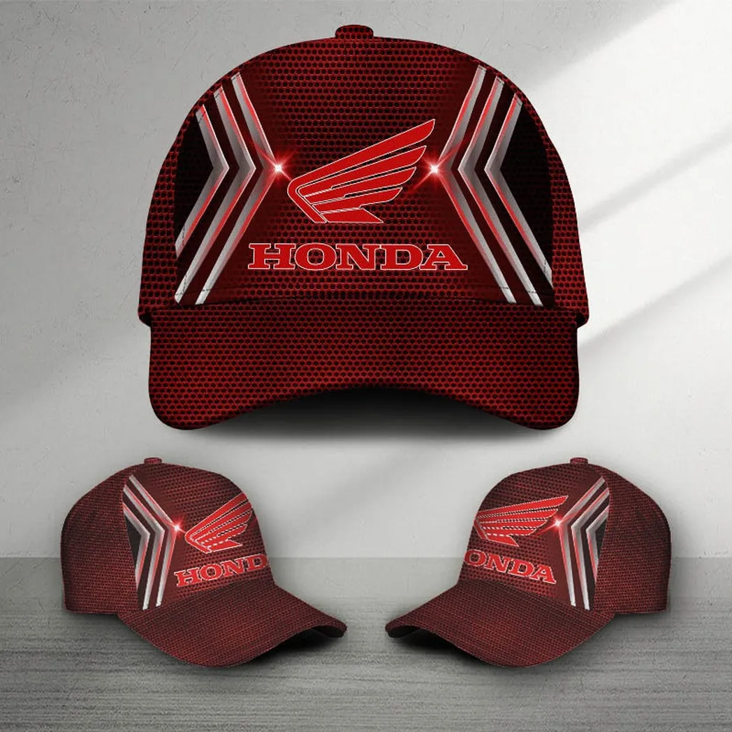 Adeenyc Honda Motorcycle 3D Baseball Cap Classic Hat