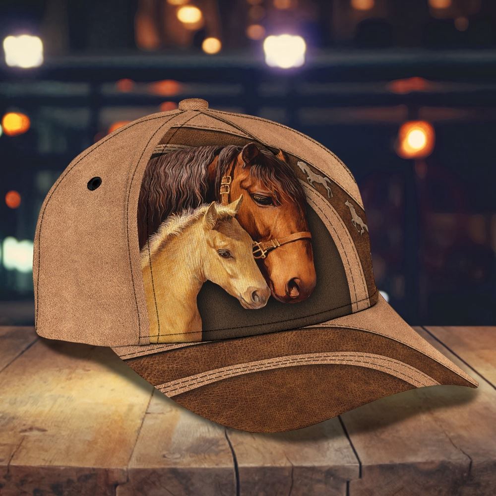 Adeenyc Horses Customized Name Cap, Farm Cap, Farmer Baseball Cap, Cow Cap, Cow Gift, Farm Animal Hat Trucker Hats Custom Hats Gifts For Men & Women