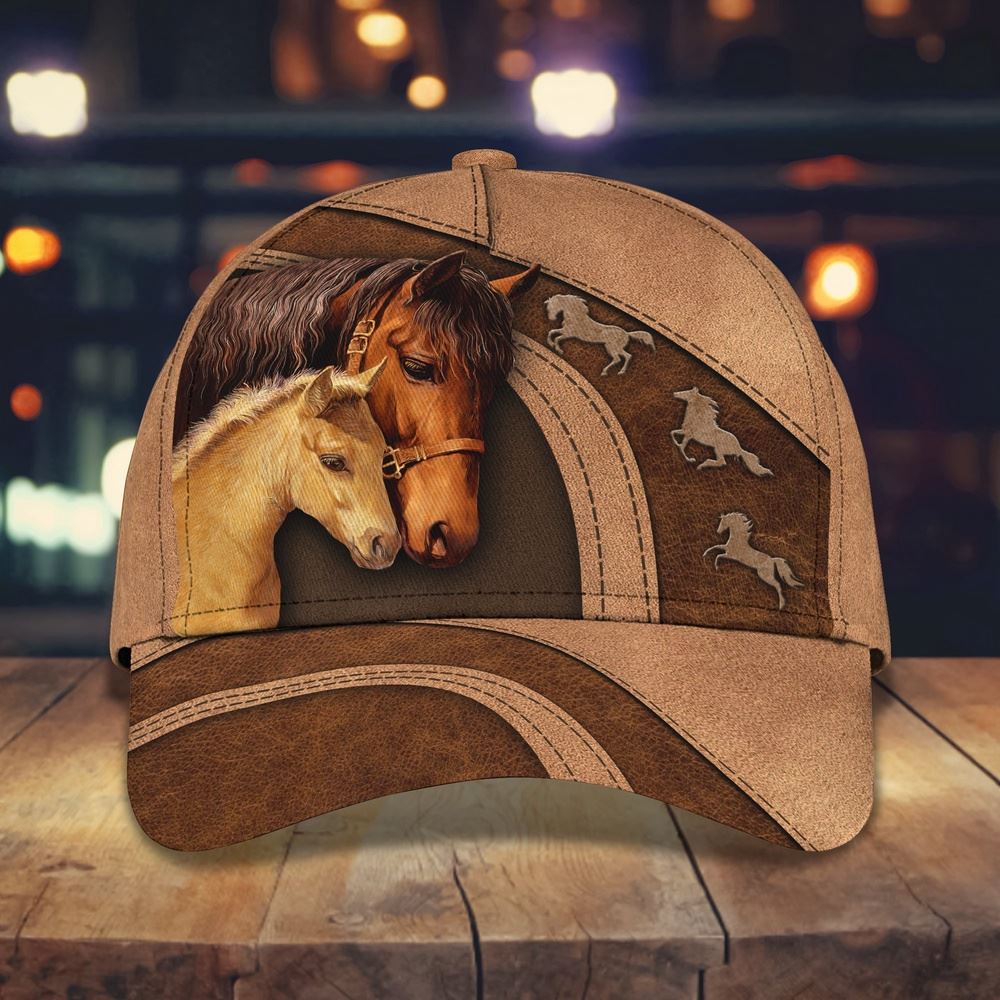 Adeenyc Horses Customized Name Cap, Farm Cap, Farmer Baseball Cap, Cow Cap, Cow Gift, Farm Animal Hat Trucker Hats Custom Hats Gifts For Men & Women